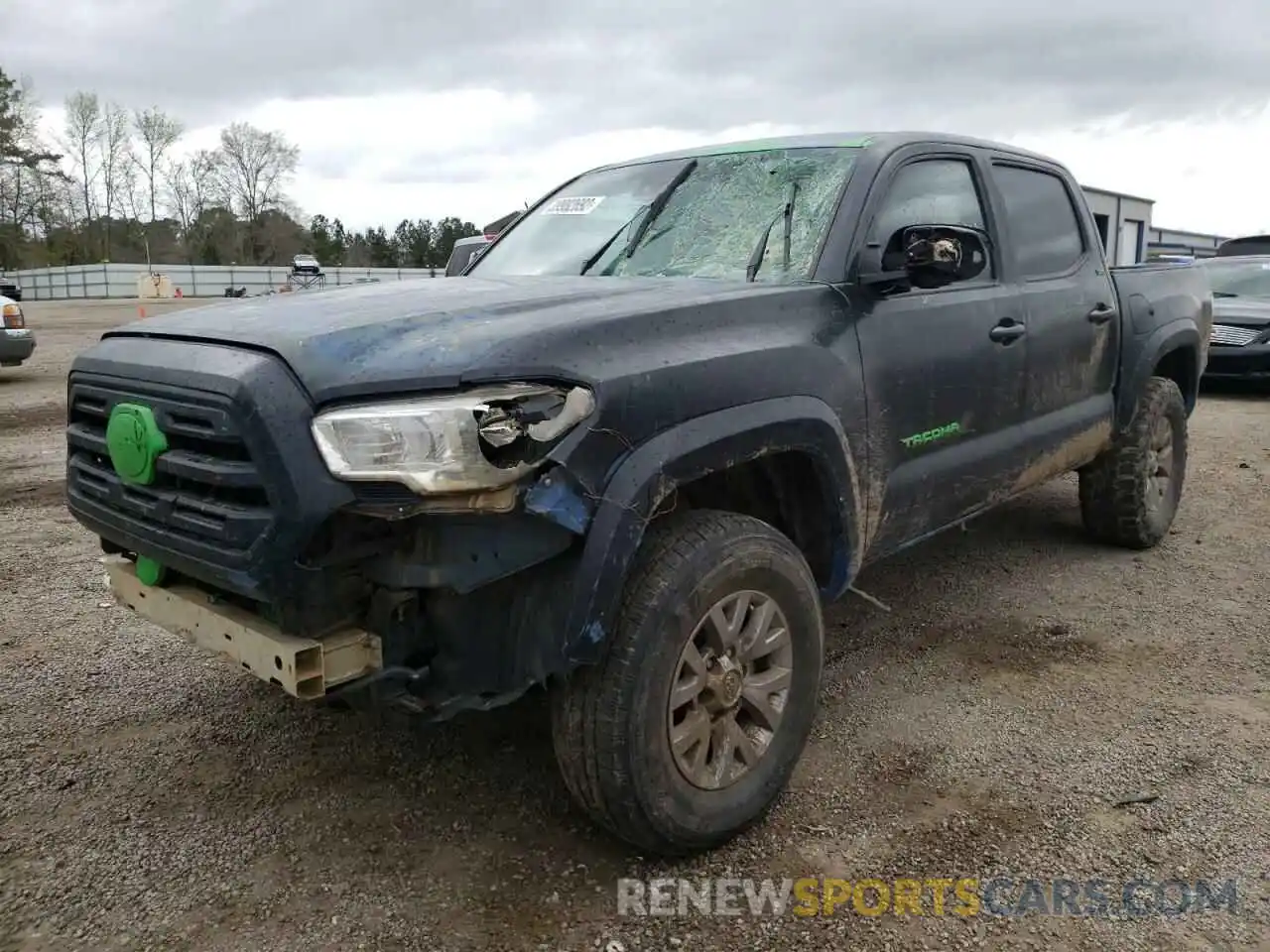 2 Photograph of a damaged car 3TMAZ5CN8KM110180 TOYOTA TACOMA 2019