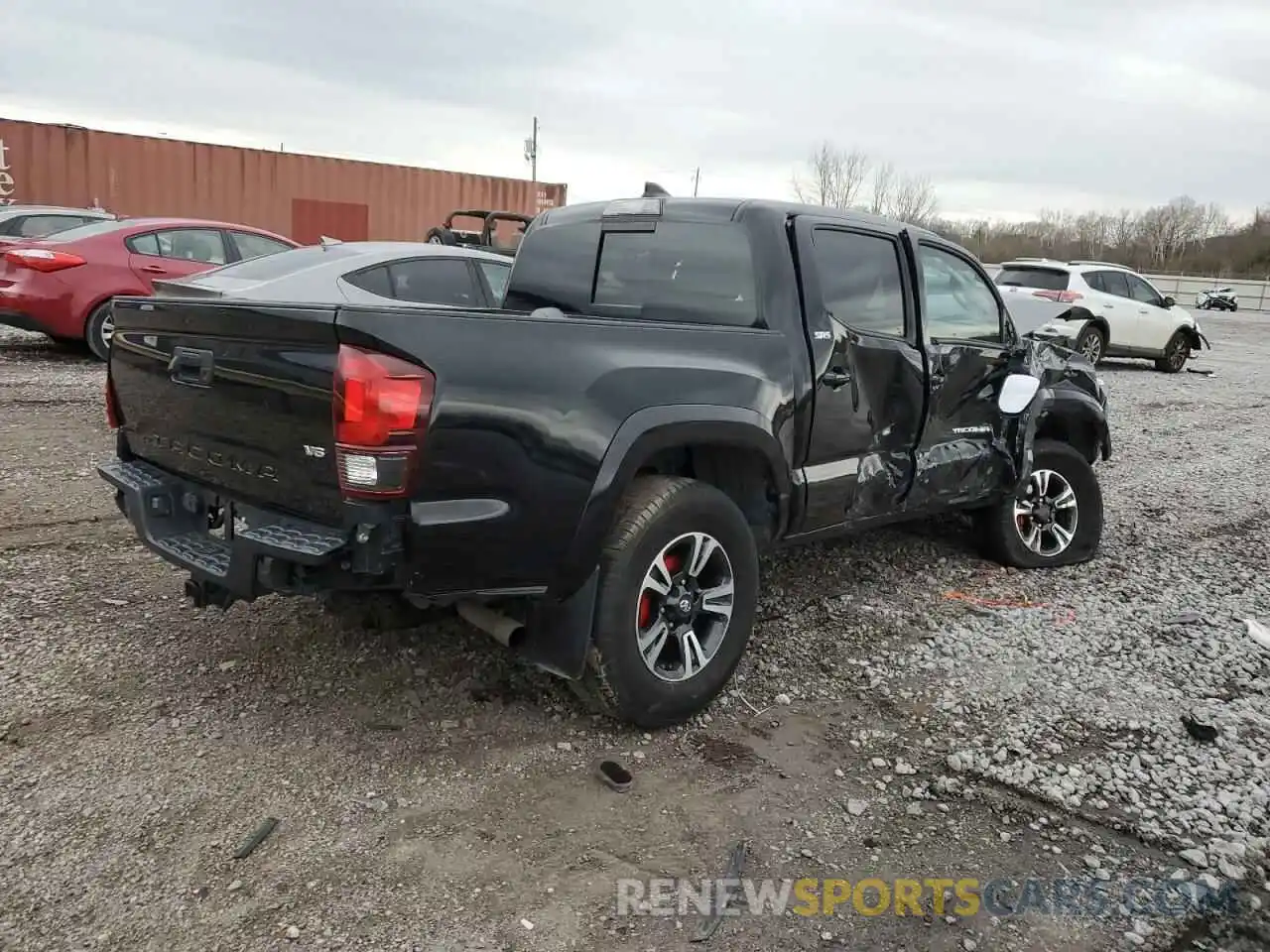 3 Photograph of a damaged car 3TMAZ5CN9KM080509 TOYOTA TACOMA 2019