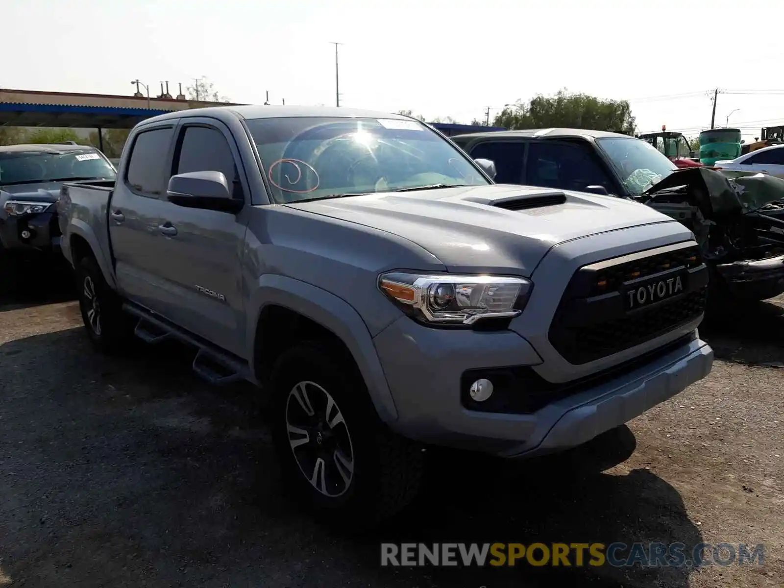 1 Photograph of a damaged car 3TMAZ5CN9KM080686 TOYOTA TACOMA 2019