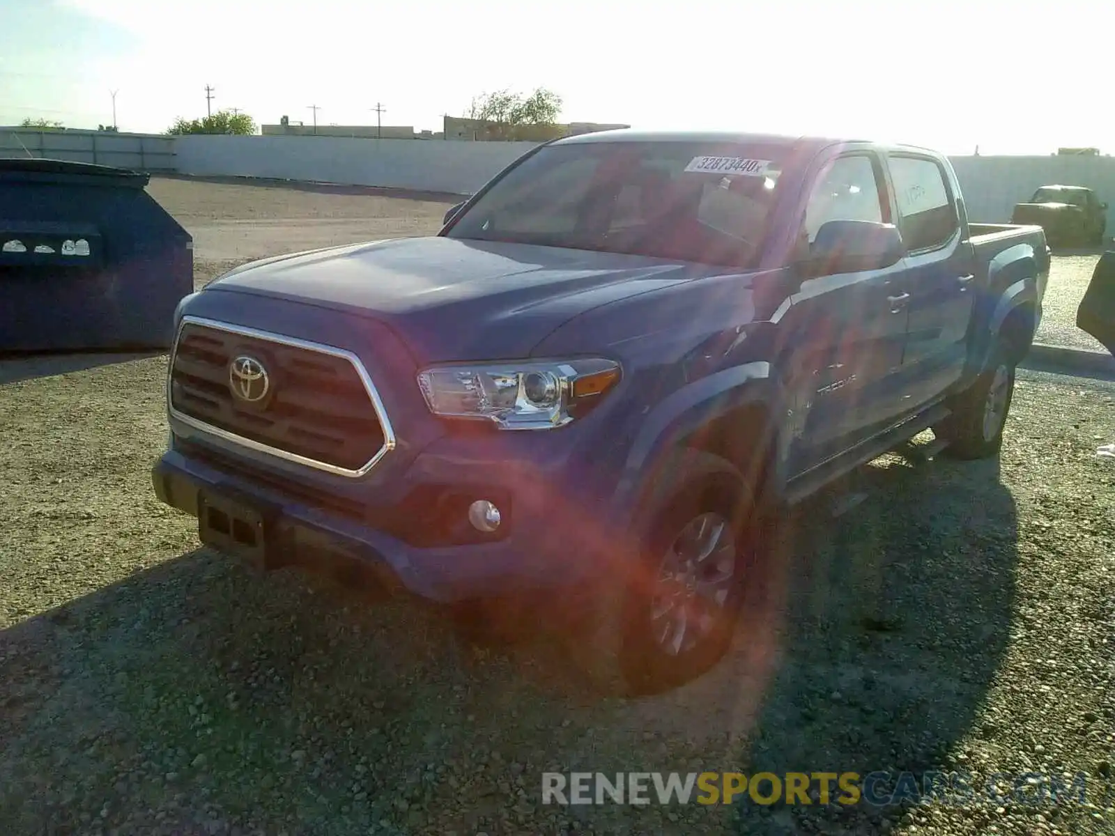 2 Photograph of a damaged car 3TMAZ5CN9KM080784 TOYOTA TACOMA 2019