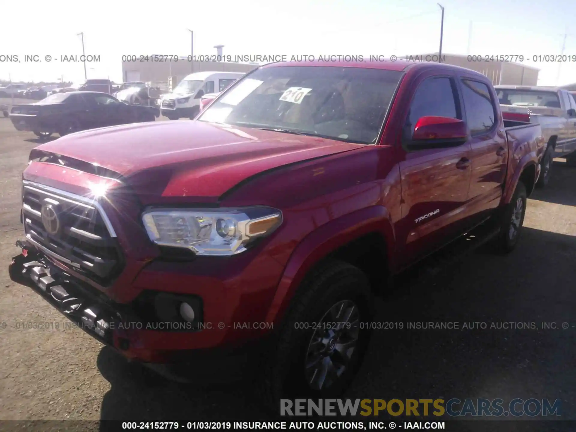 2 Photograph of a damaged car 3TMAZ5CN9KM080994 TOYOTA TACOMA 2019