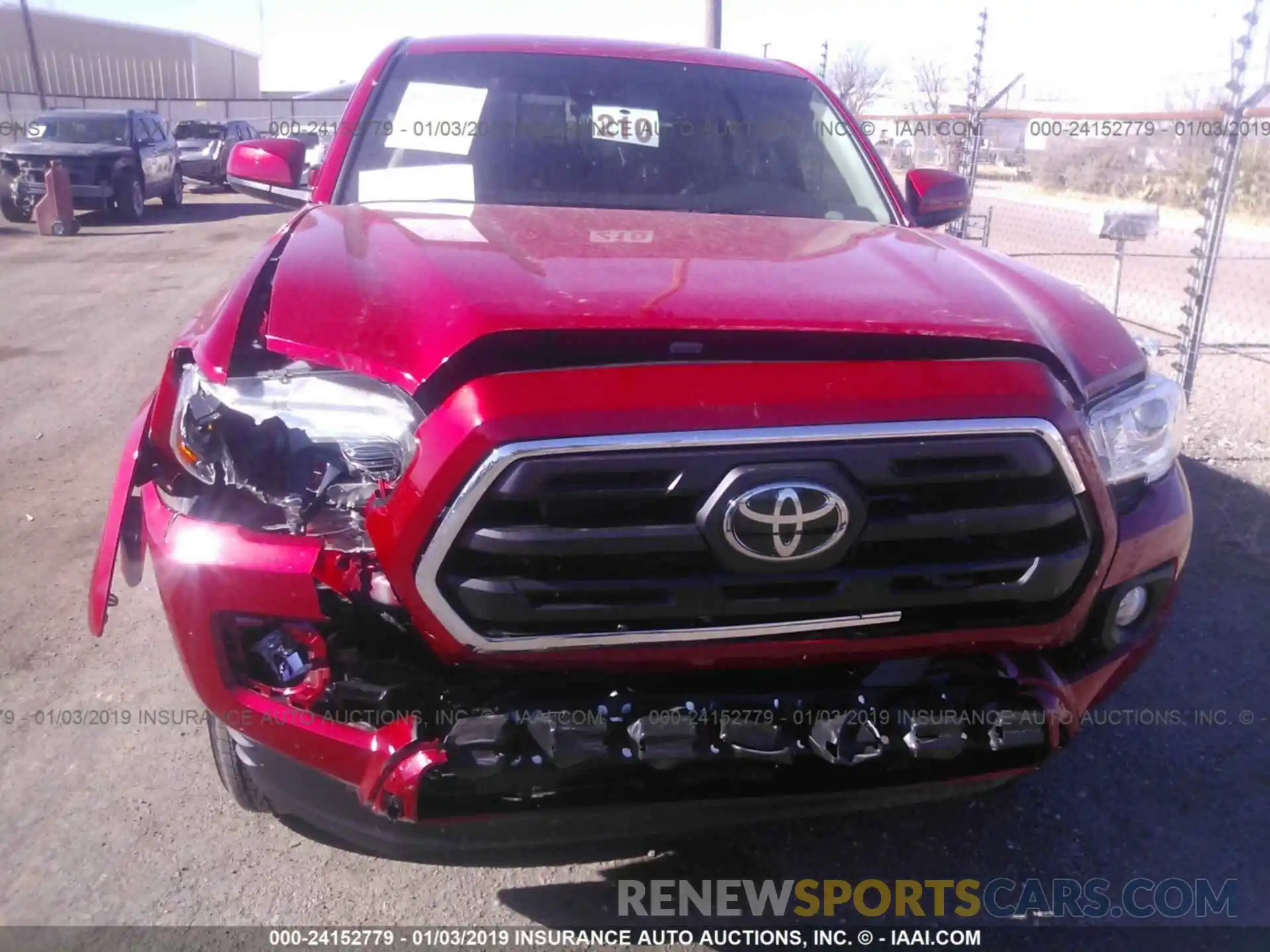 6 Photograph of a damaged car 3TMAZ5CN9KM080994 TOYOTA TACOMA 2019