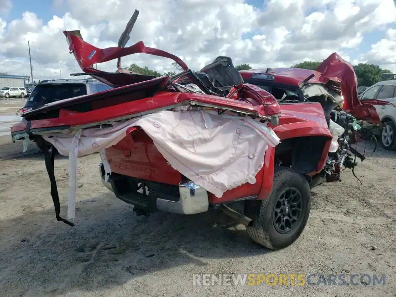 4 Photograph of a damaged car 3TMAZ5CN9KM083491 TOYOTA TACOMA 2019