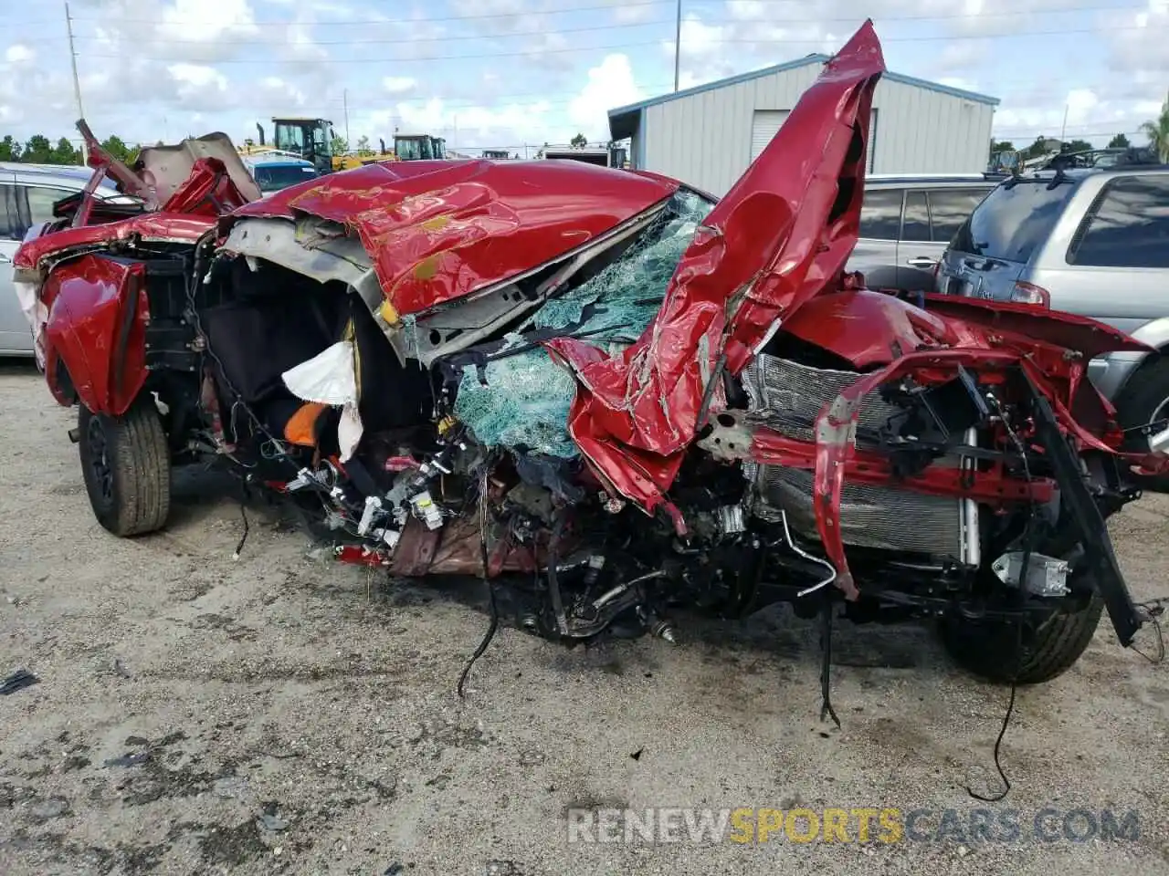 9 Photograph of a damaged car 3TMAZ5CN9KM083491 TOYOTA TACOMA 2019