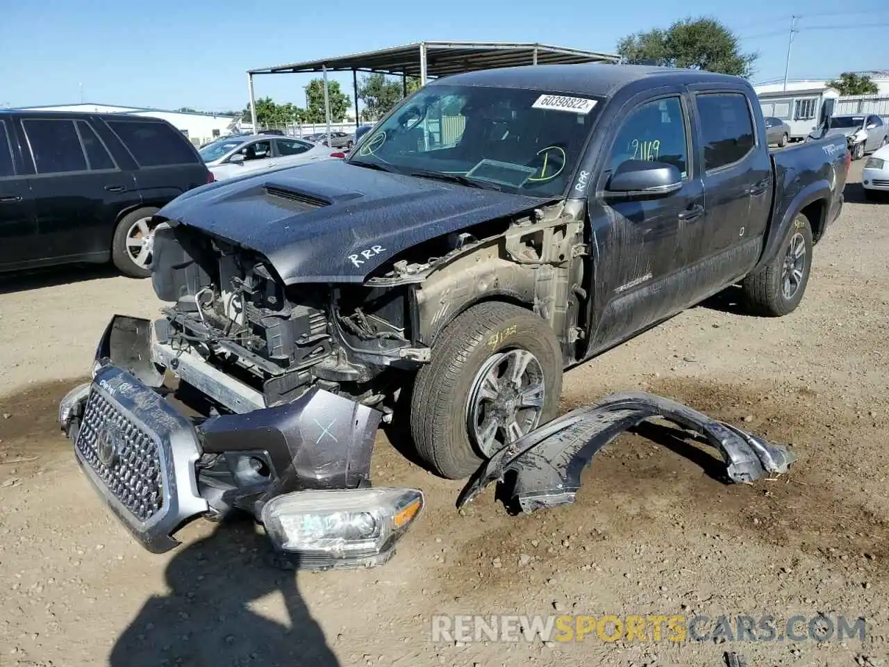 2 Фотография поврежденного автомобиля 3TMAZ5CN9KM091123 TOYOTA TACOMA 2019