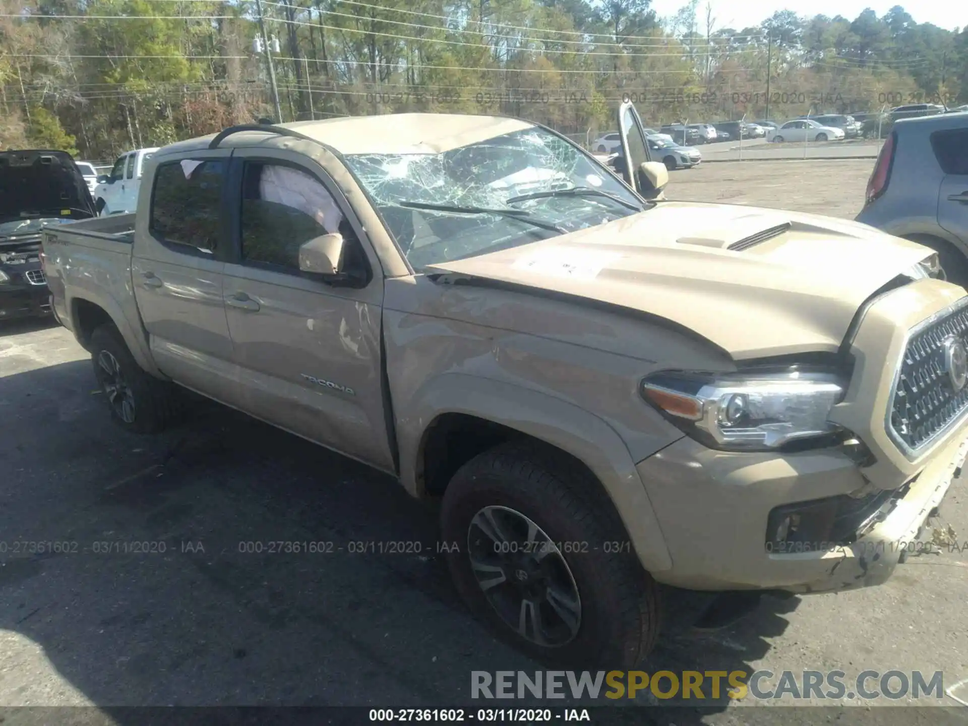 1 Фотография поврежденного автомобиля 3TMAZ5CN9KM093499 TOYOTA TACOMA 2019