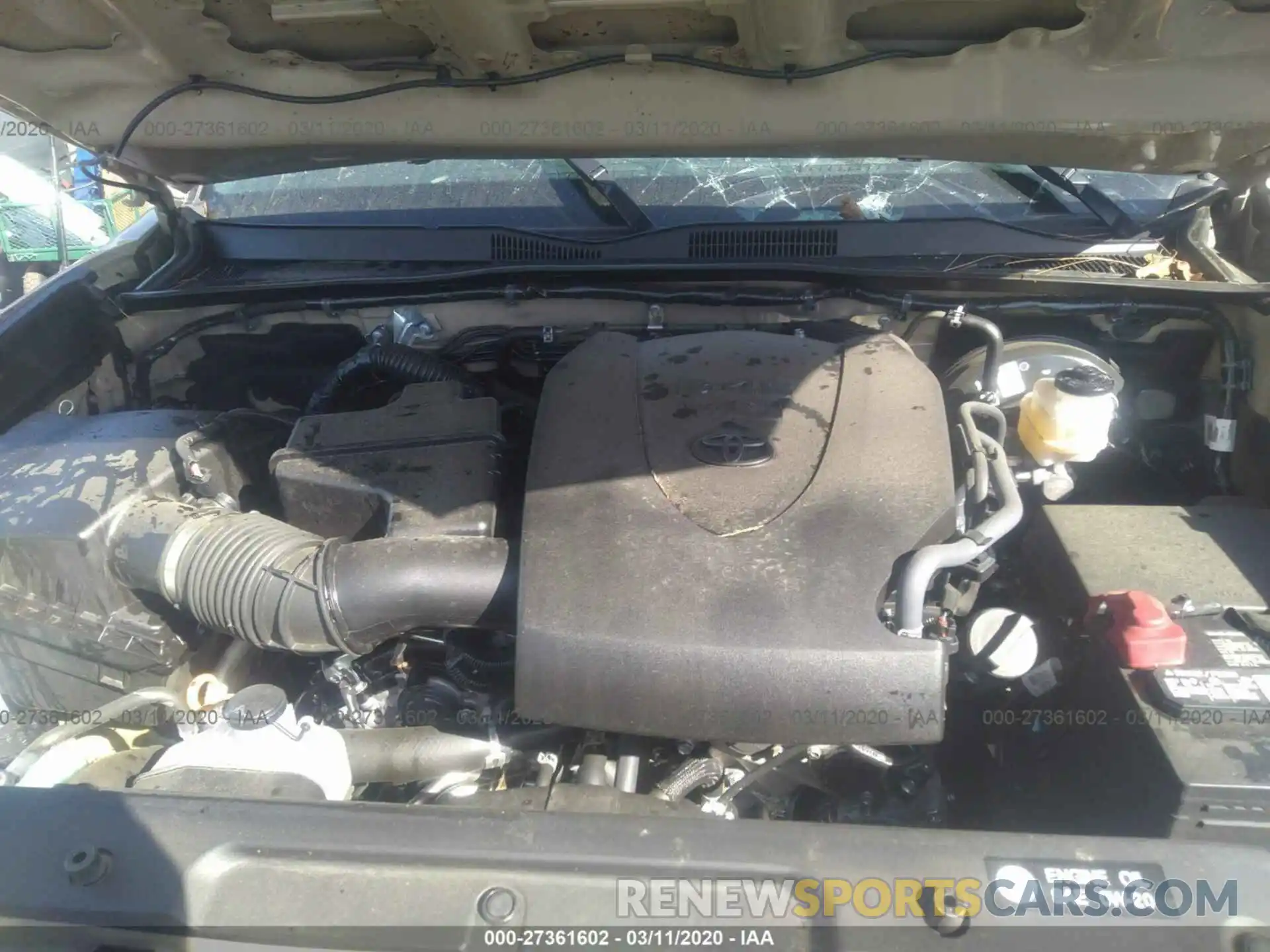 10 Photograph of a damaged car 3TMAZ5CN9KM093499 TOYOTA TACOMA 2019