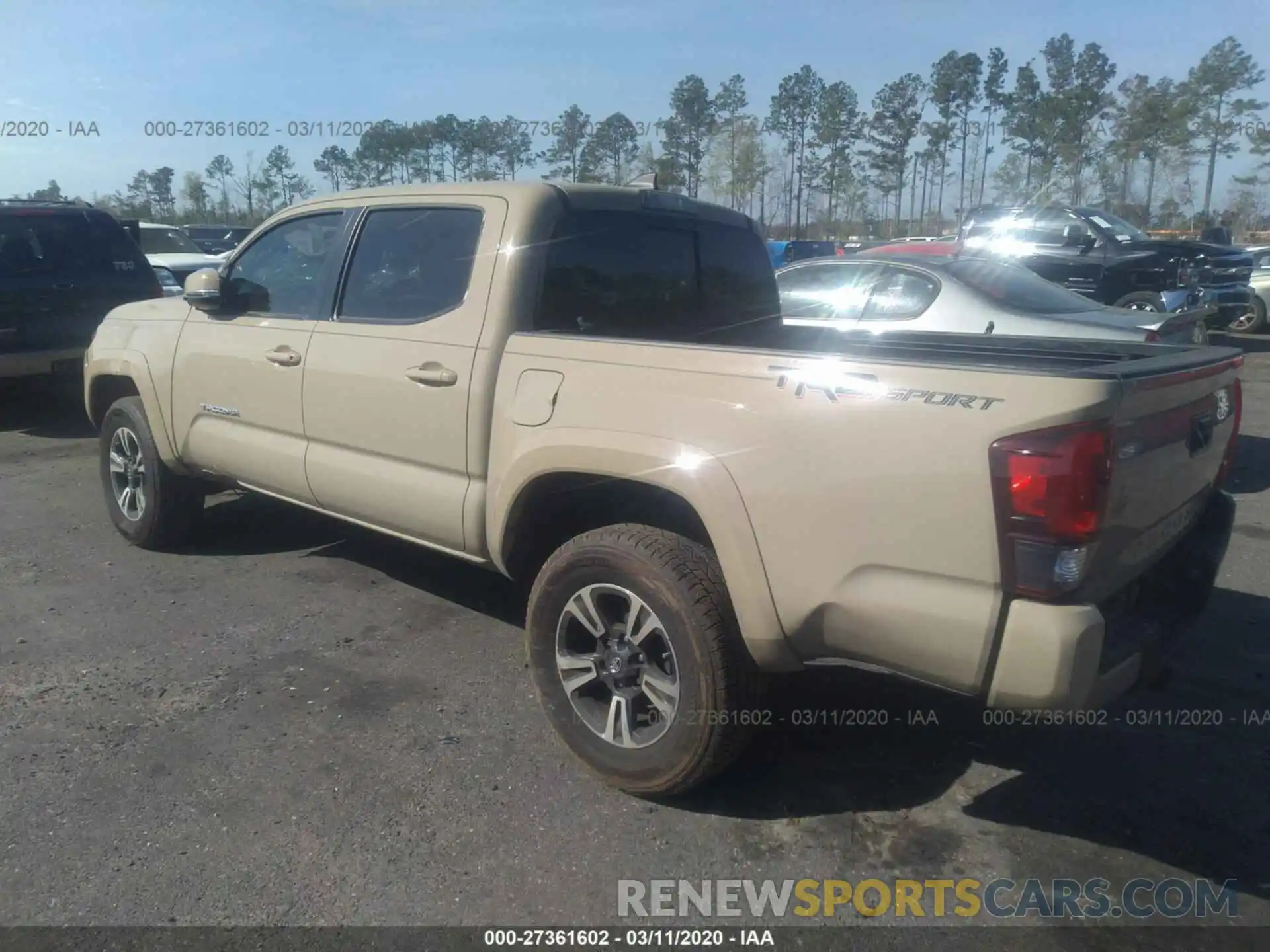 3 Photograph of a damaged car 3TMAZ5CN9KM093499 TOYOTA TACOMA 2019