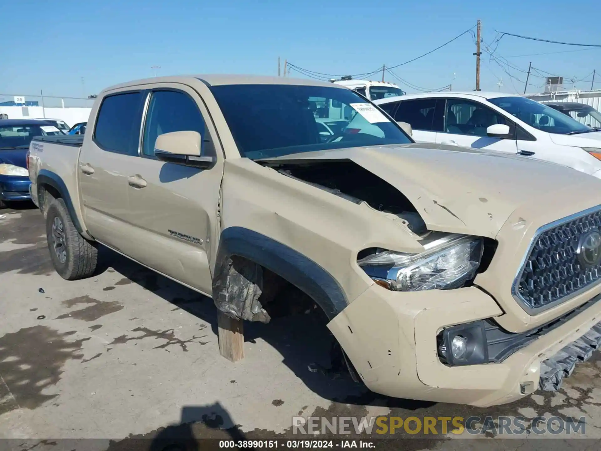 6 Photograph of a damaged car 3TMAZ5CN9KM094197 TOYOTA TACOMA 2019