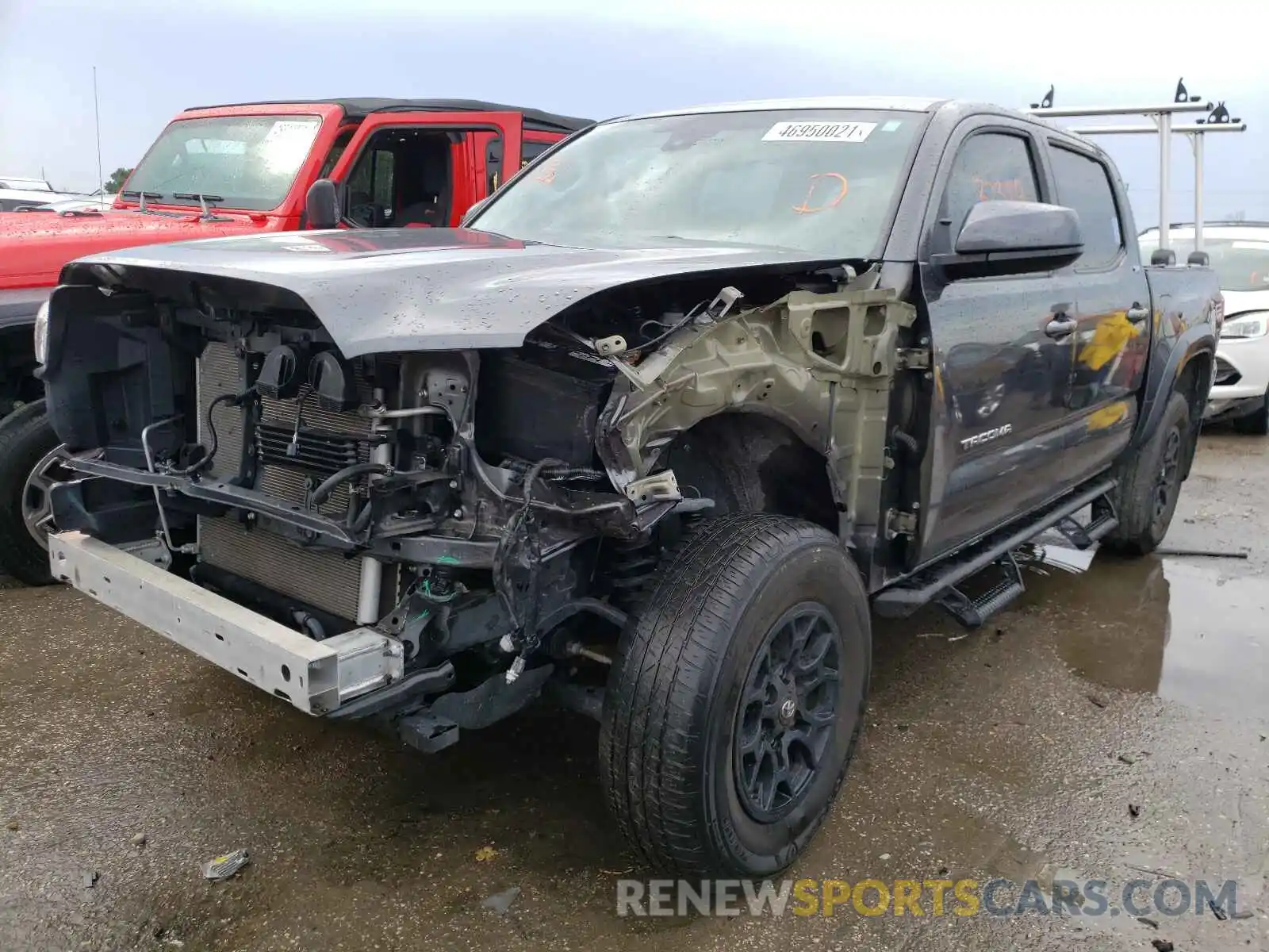 2 Photograph of a damaged car 3TMAZ5CN9KM094930 TOYOTA TACOMA 2019