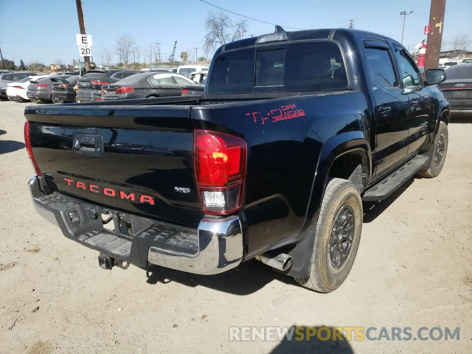 4 Photograph of a damaged car 3TMAZ5CN9KM096435 TOYOTA TACOMA 2019