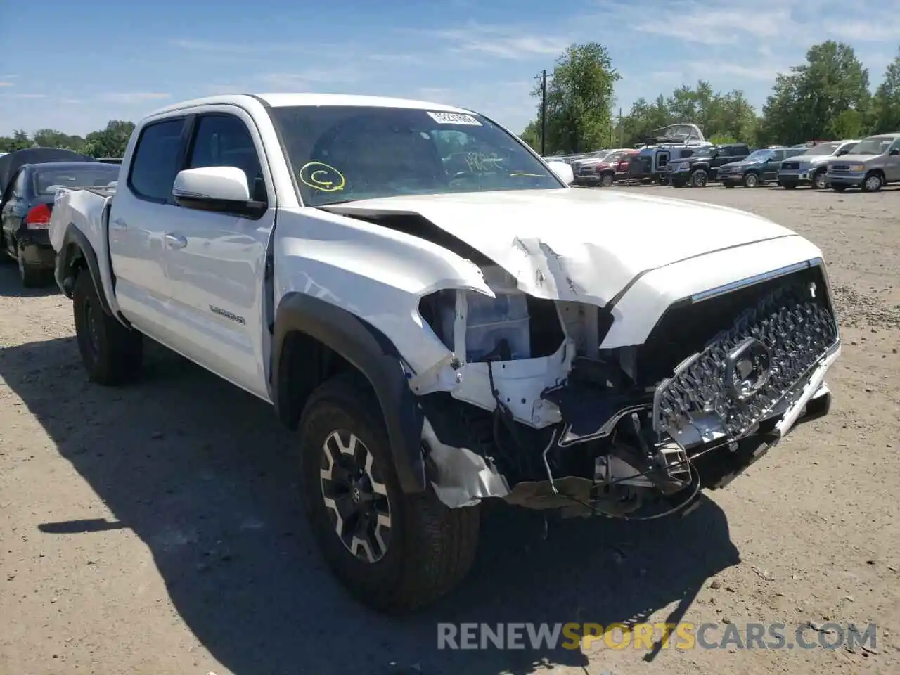 1 Photograph of a damaged car 3TMAZ5CN9KM097763 TOYOTA TACOMA 2019