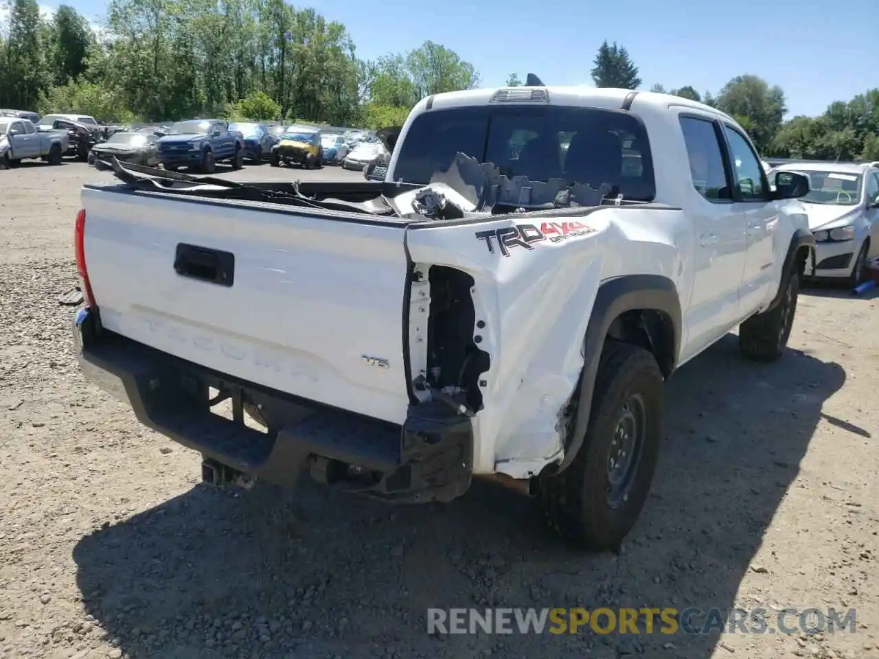 4 Photograph of a damaged car 3TMAZ5CN9KM097763 TOYOTA TACOMA 2019