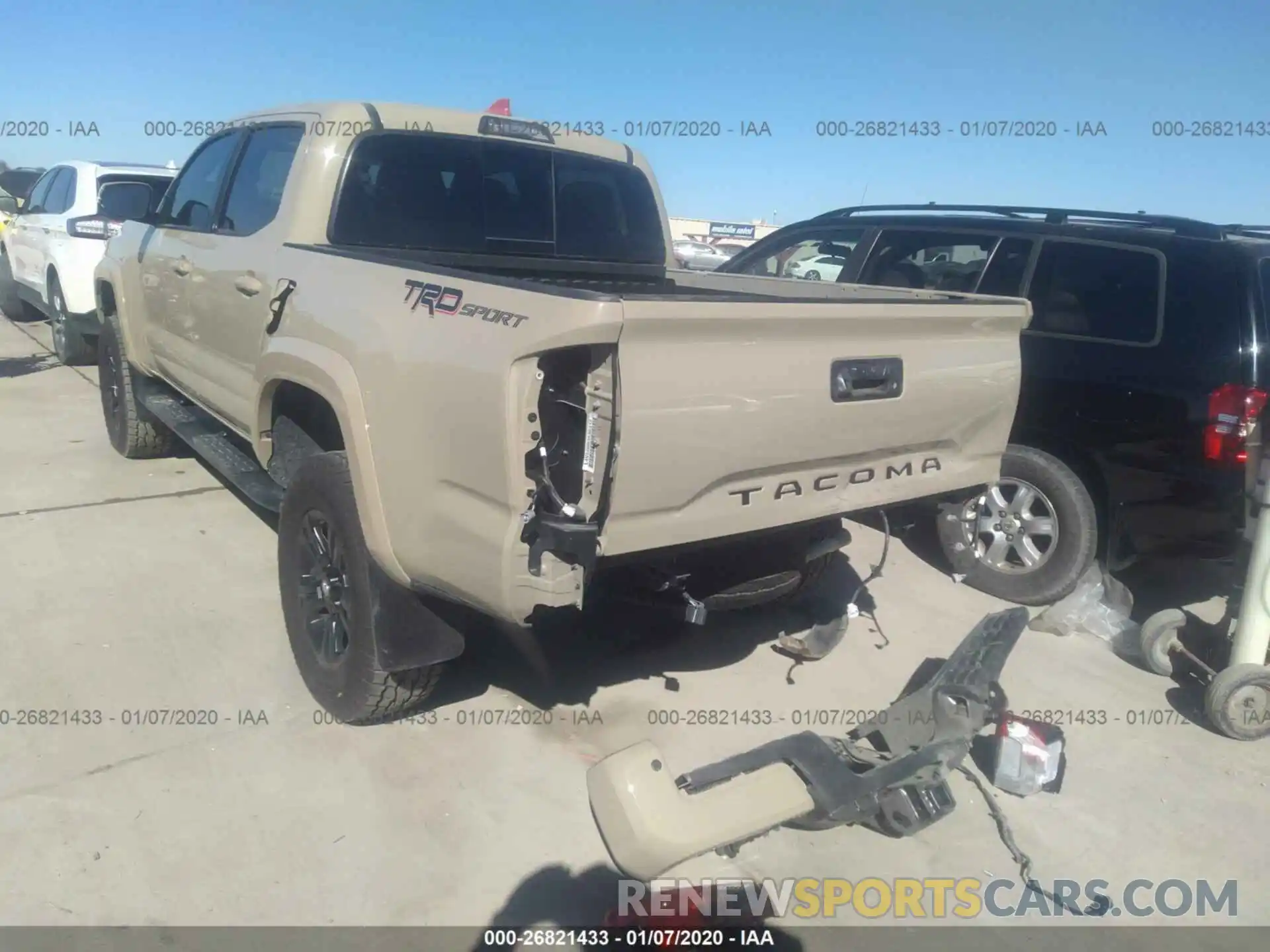 3 Фотография поврежденного автомобиля 3TMAZ5CN9KM098458 TOYOTA TACOMA 2019