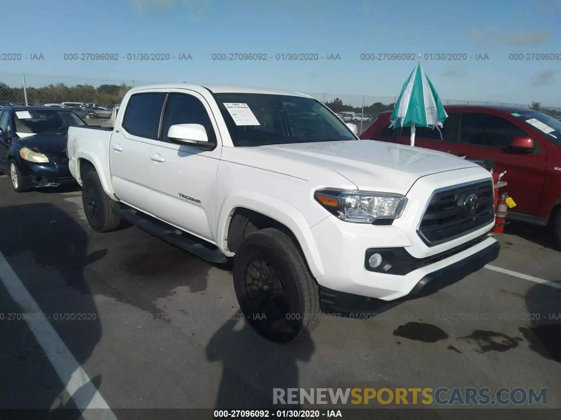 1 Photograph of a damaged car 3TMAZ5CN9KM100564 TOYOTA TACOMA 2019