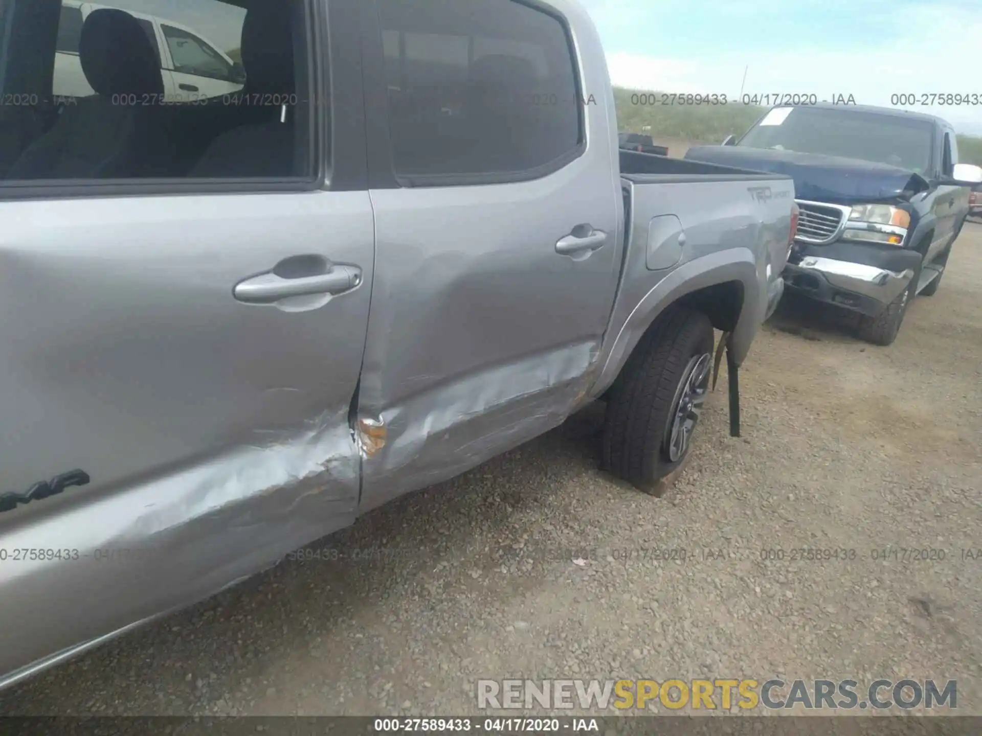 6 Photograph of a damaged car 3TMAZ5CN9KM101374 TOYOTA TACOMA 2019