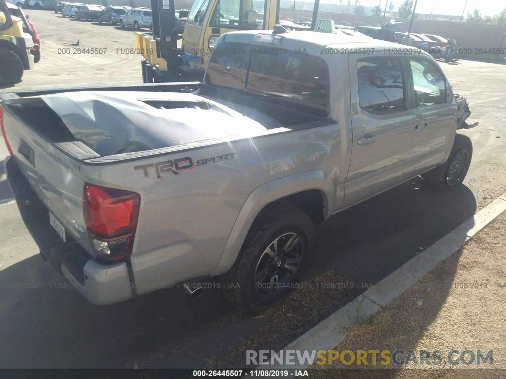 4 Photograph of a damaged car 3TMAZ5CN9KM101603 TOYOTA TACOMA 2019