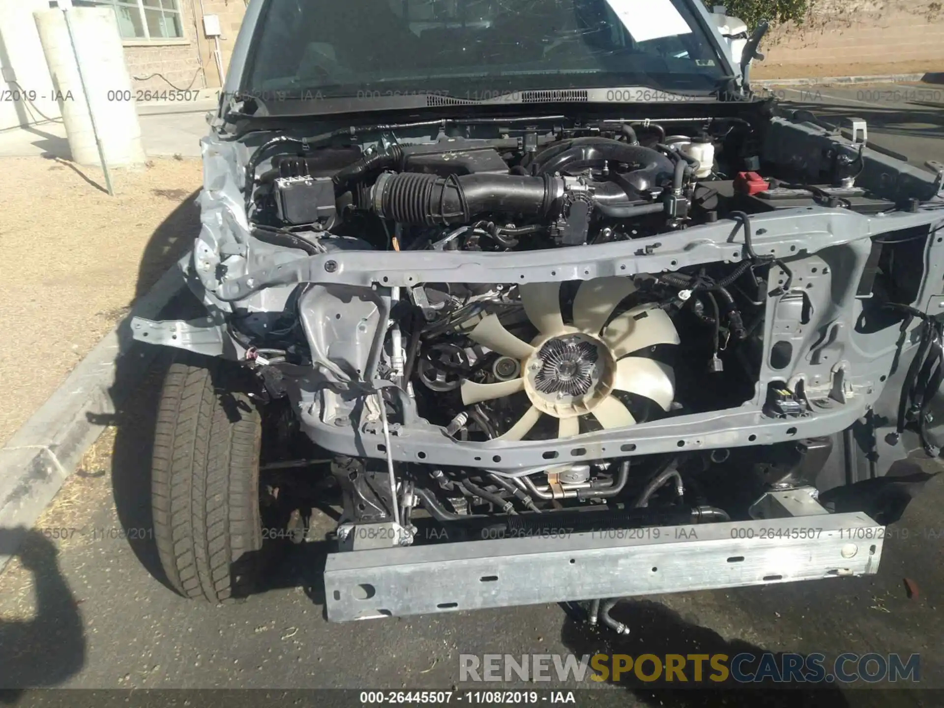 6 Photograph of a damaged car 3TMAZ5CN9KM101603 TOYOTA TACOMA 2019