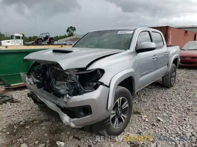 2 Photograph of a damaged car 3TMAZ5CN9KM106171 TOYOTA TACOMA 2019