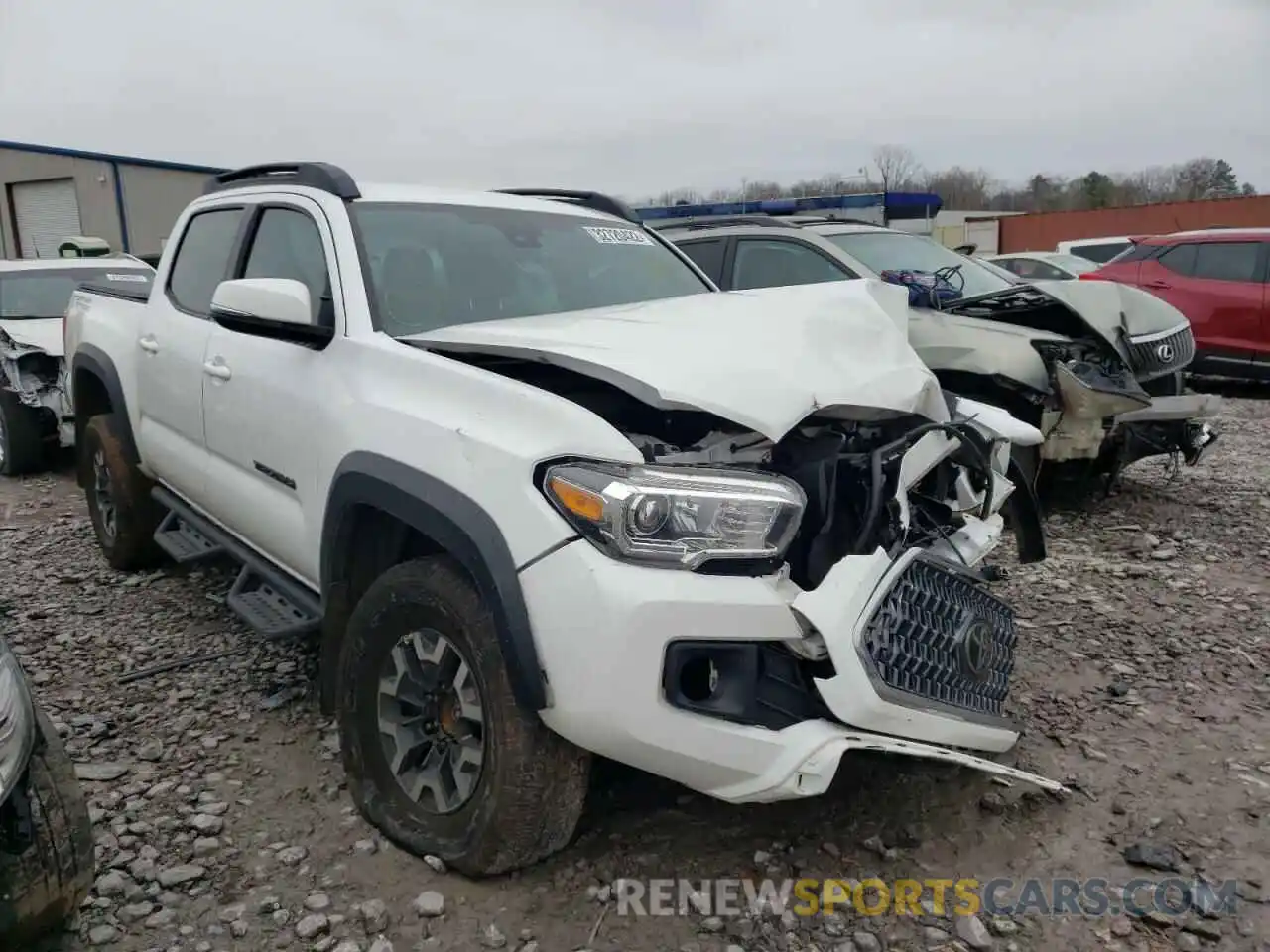 1 Photograph of a damaged car 3TMAZ5CN9KM108194 TOYOTA TACOMA 2019