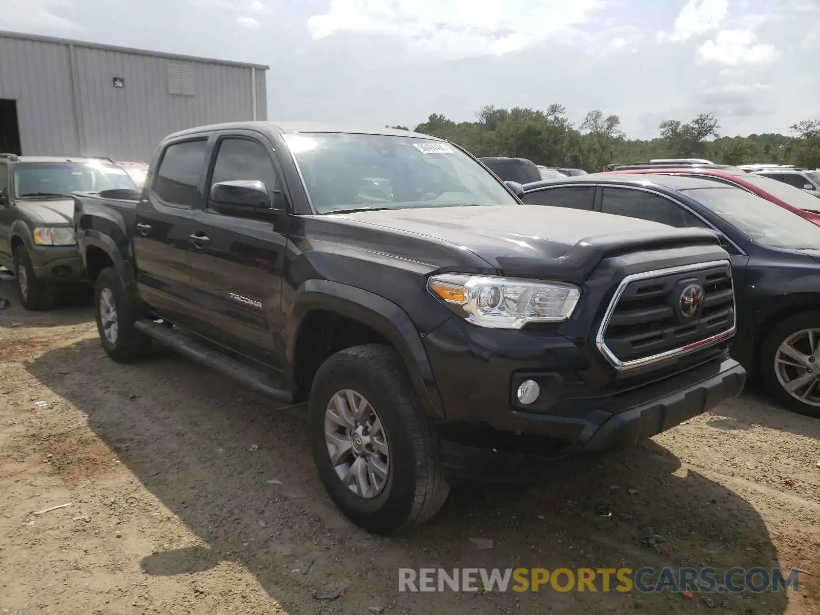 1 Photograph of a damaged car 3TMAZ5CN9KM109474 TOYOTA TACOMA 2019