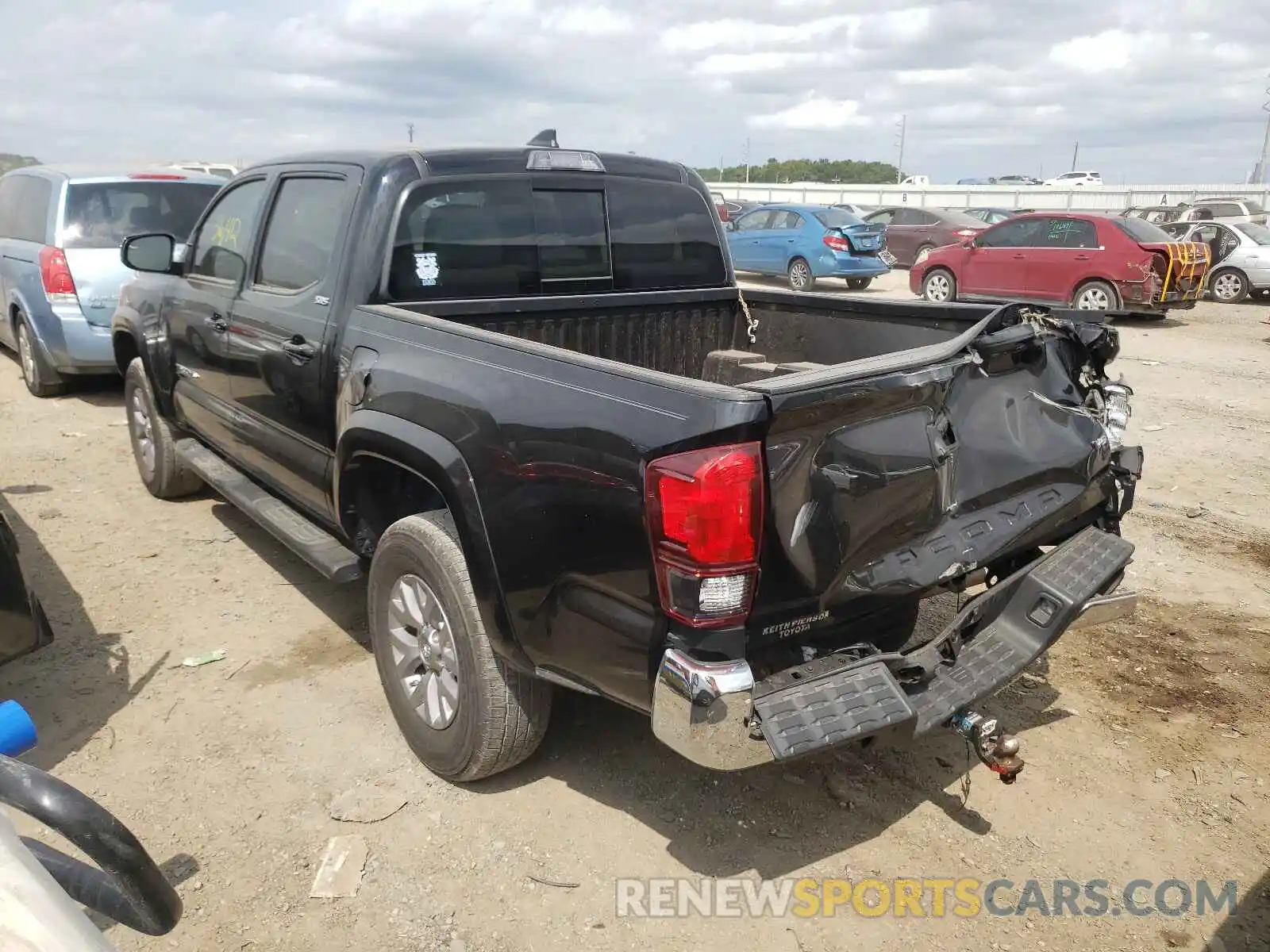 3 Фотография поврежденного автомобиля 3TMAZ5CN9KM109474 TOYOTA TACOMA 2019