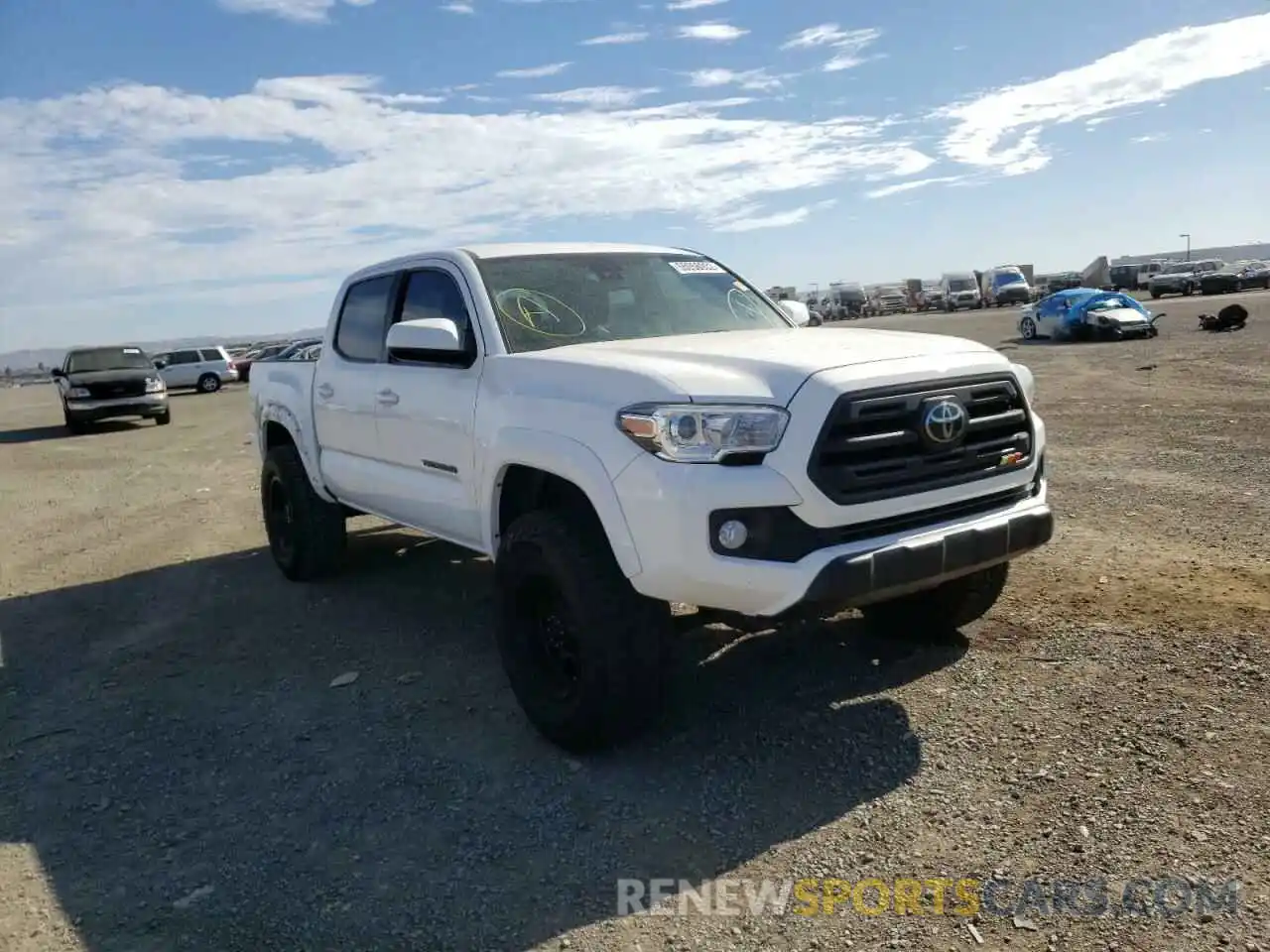 1 Photograph of a damaged car 3TMAZ5CN9KM109927 TOYOTA TACOMA 2019