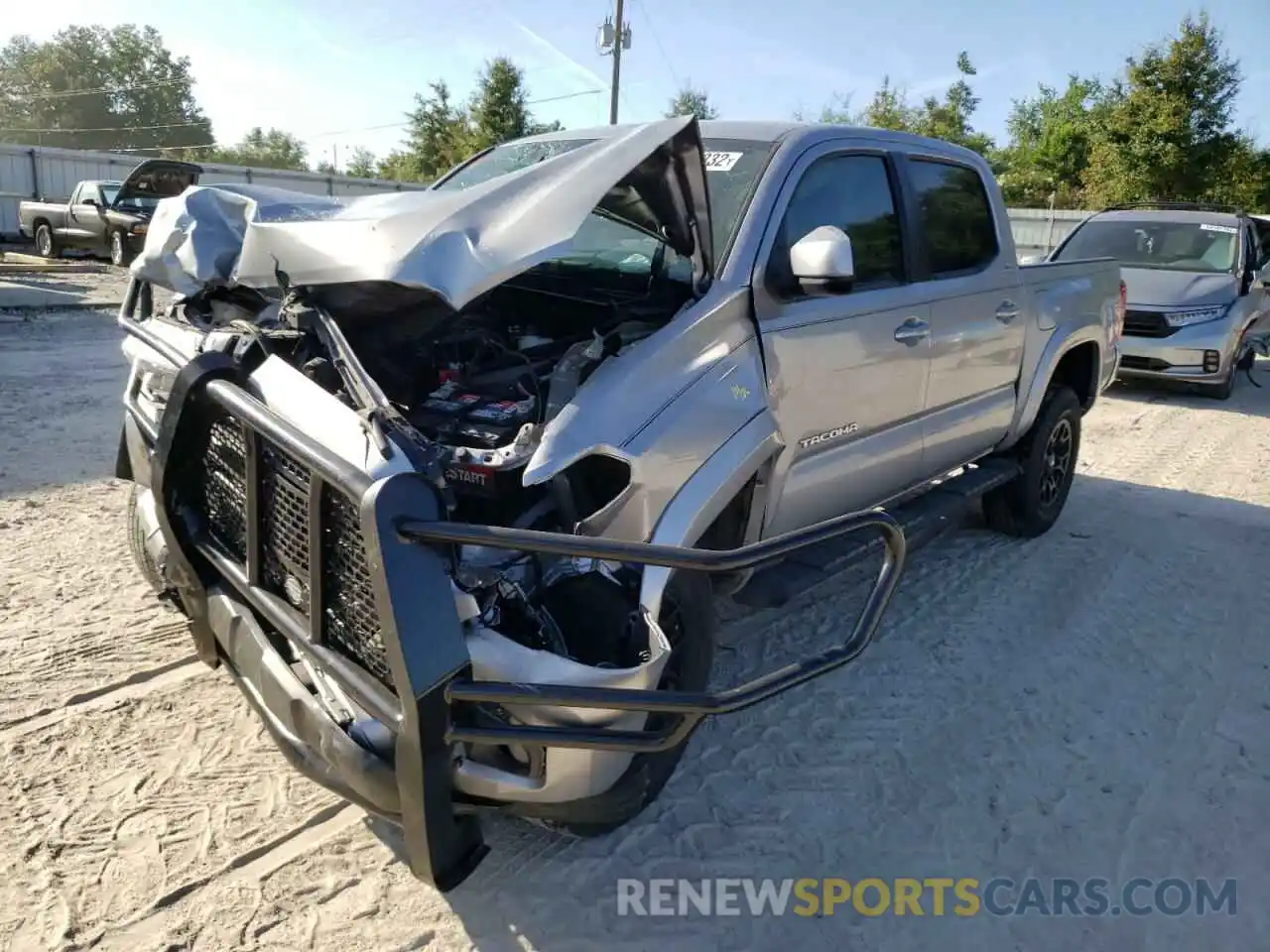 2 Photograph of a damaged car 3TMAZ5CN9KM109930 TOYOTA TACOMA 2019