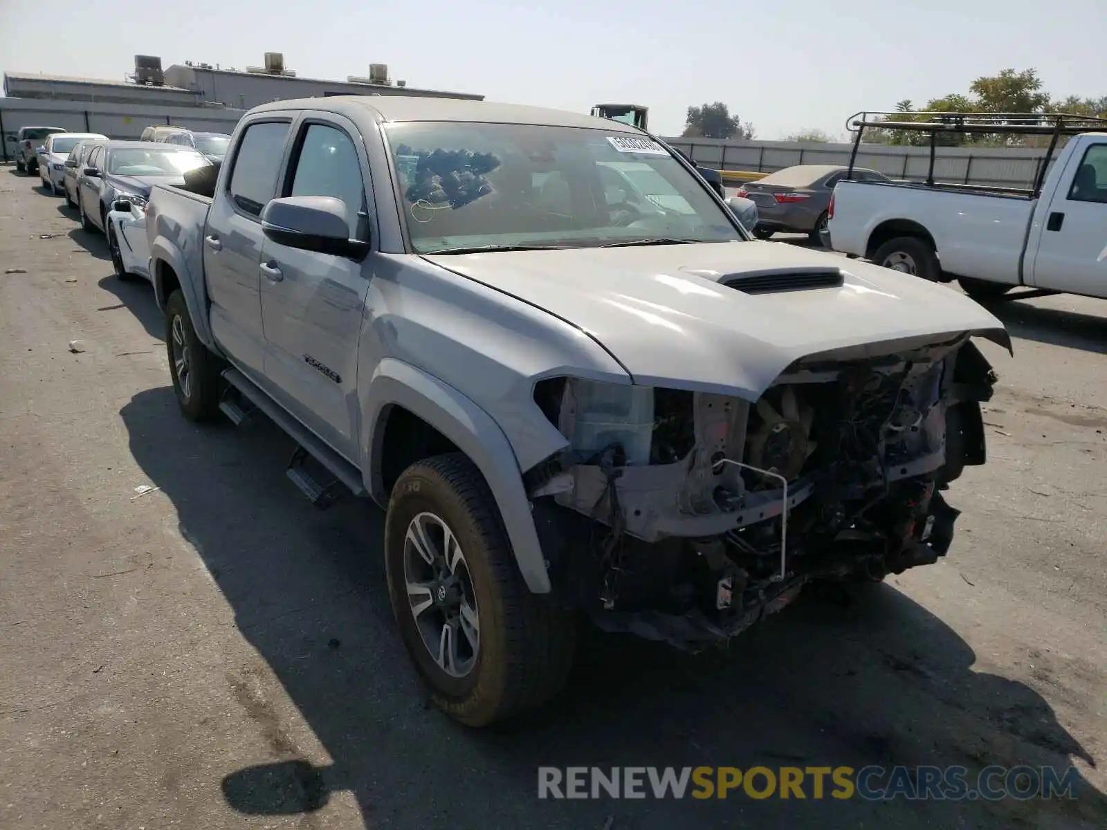 1 Photograph of a damaged car 3TMAZ5CN9KM111824 TOYOTA TACOMA 2019