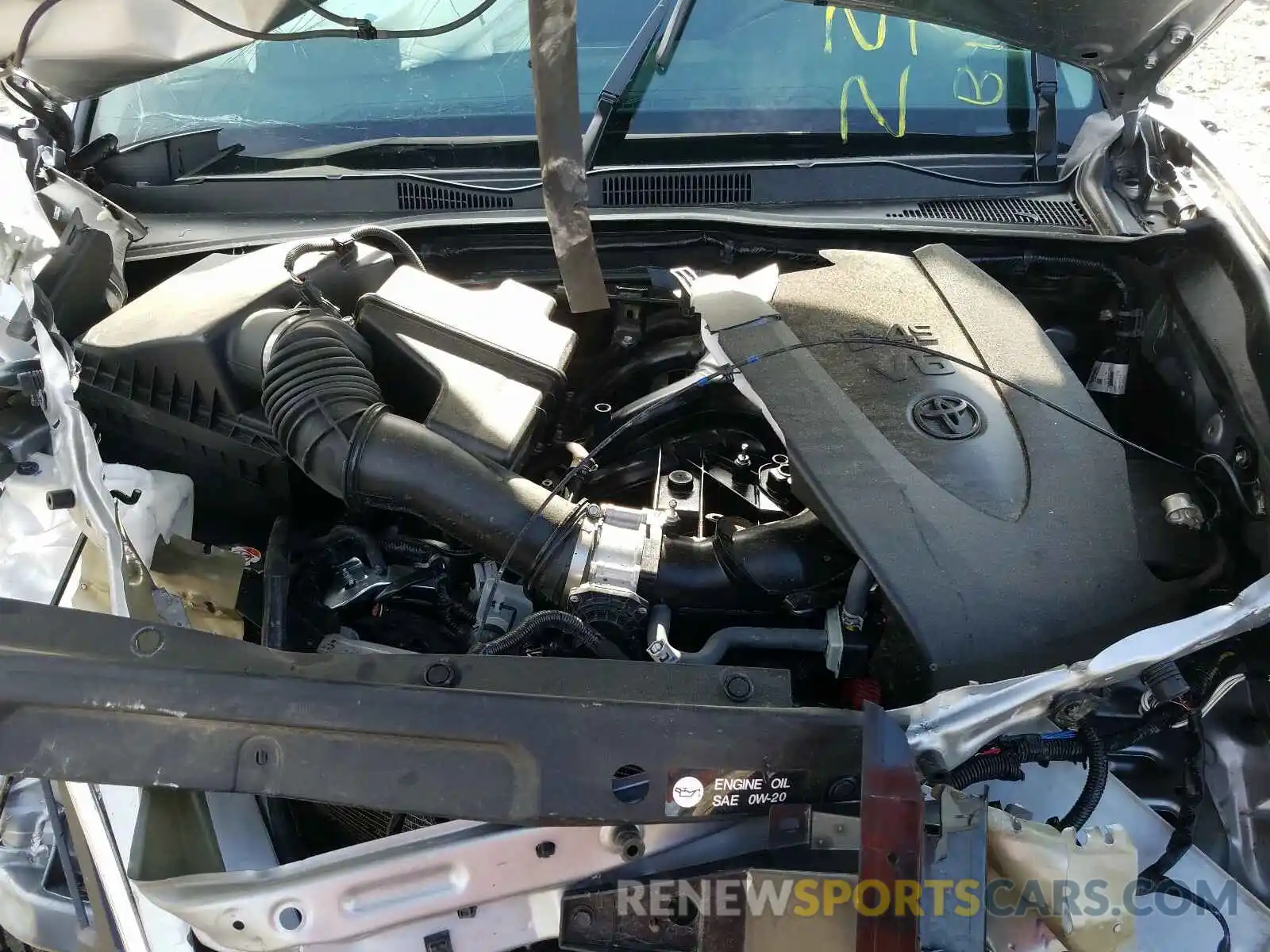 7 Photograph of a damaged car 3TMAZ5CN9KM112004 TOYOTA TACOMA 2019