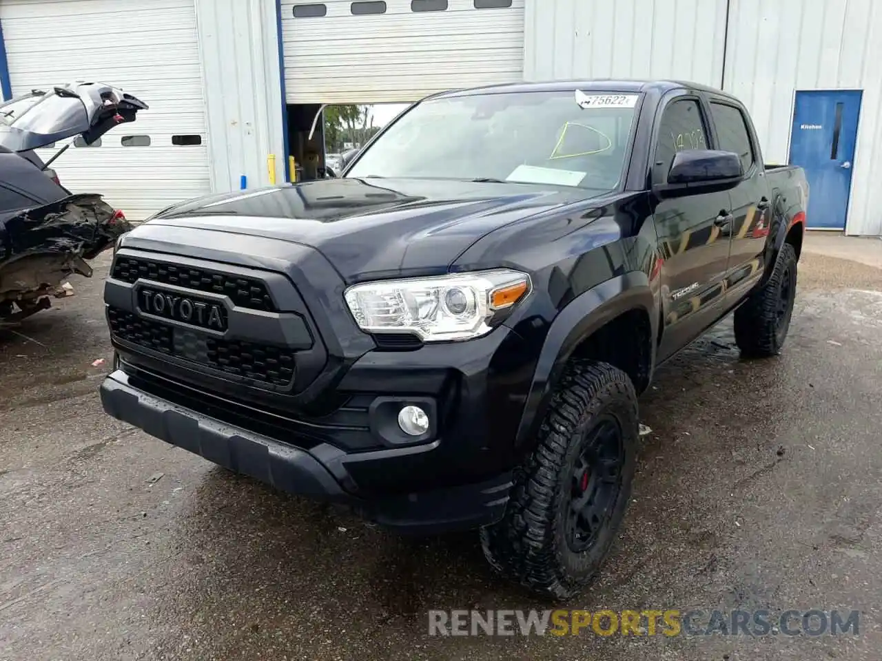 2 Photograph of a damaged car 3TMAZ5CN9KM114058 TOYOTA TACOMA 2019