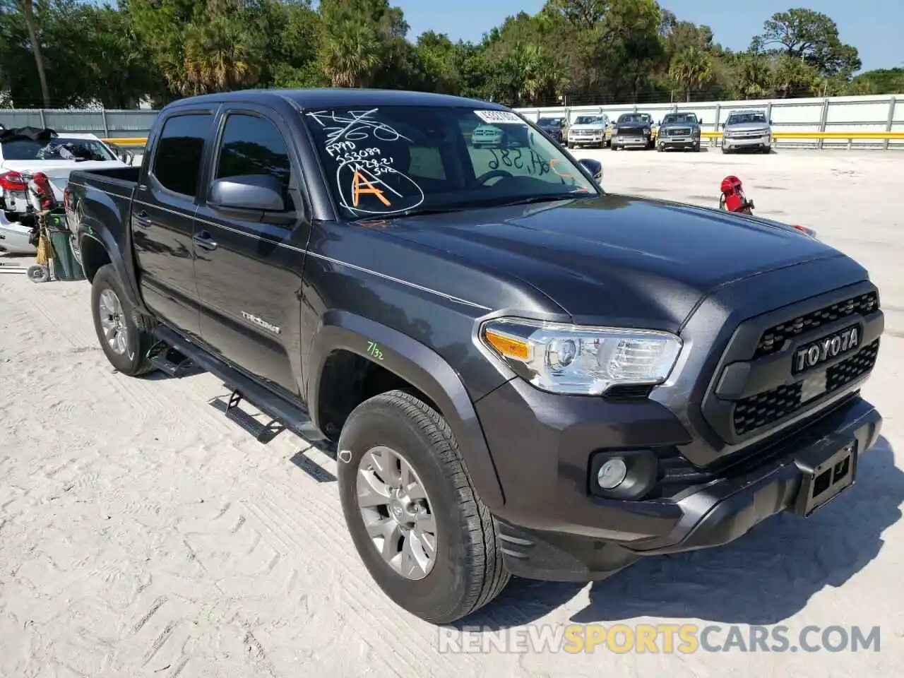 1 Photograph of a damaged car 3TMAZ5CNXKM081412 TOYOTA TACOMA 2019