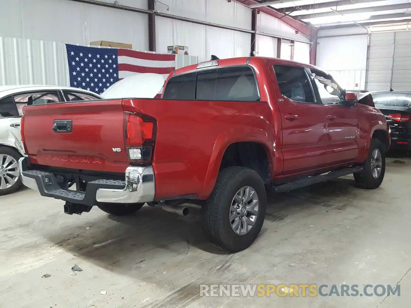 4 Photograph of a damaged car 3TMAZ5CNXKM084357 TOYOTA TACOMA 2019