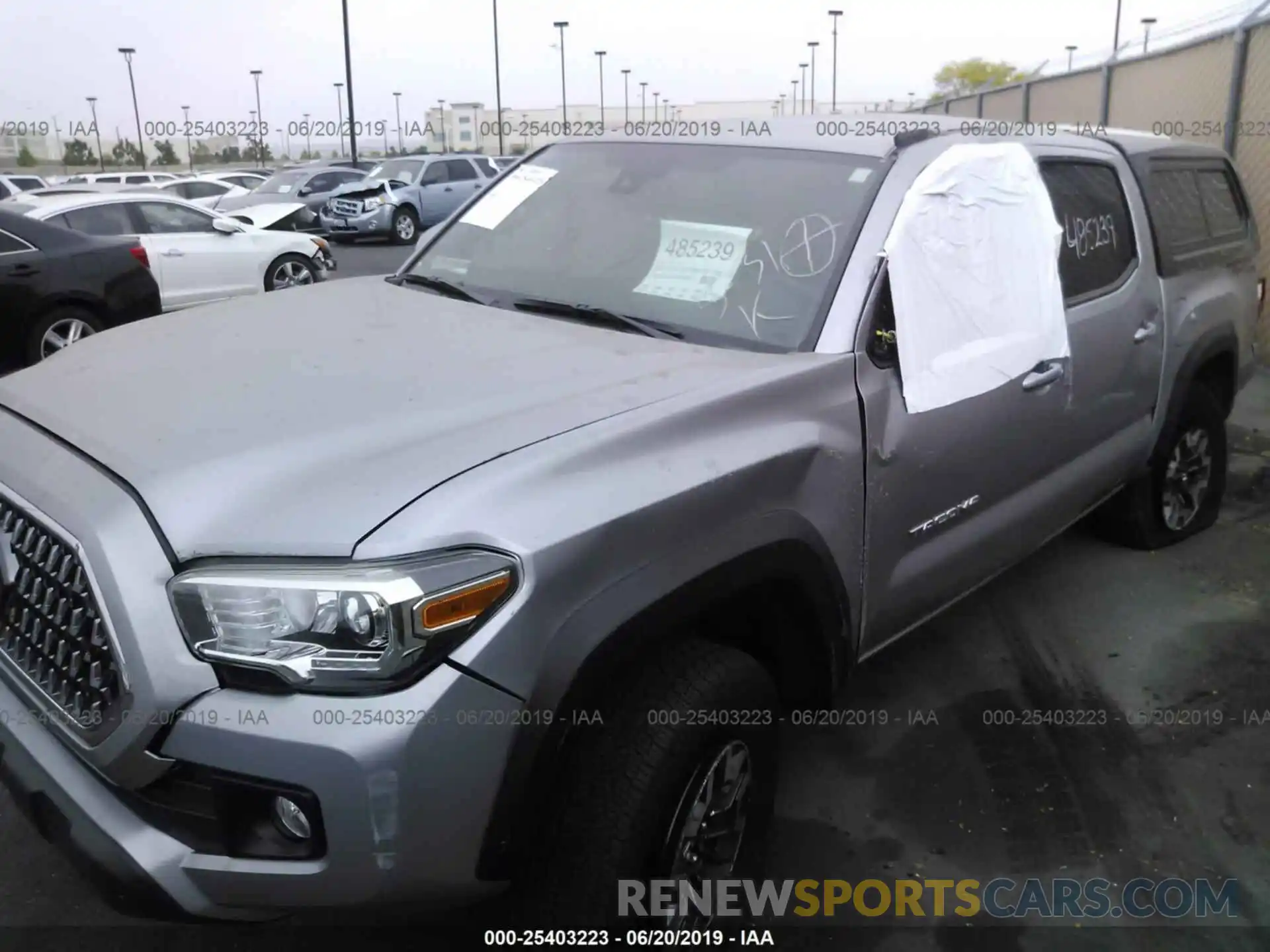 6 Photograph of a damaged car 3TMAZ5CNXKM085024 TOYOTA TACOMA 2019