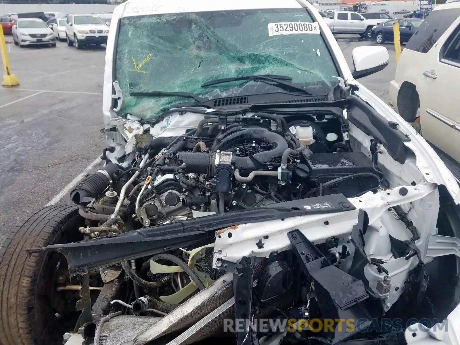 7 Photograph of a damaged car 3TMAZ5CNXKM085976 TOYOTA TACOMA 2019