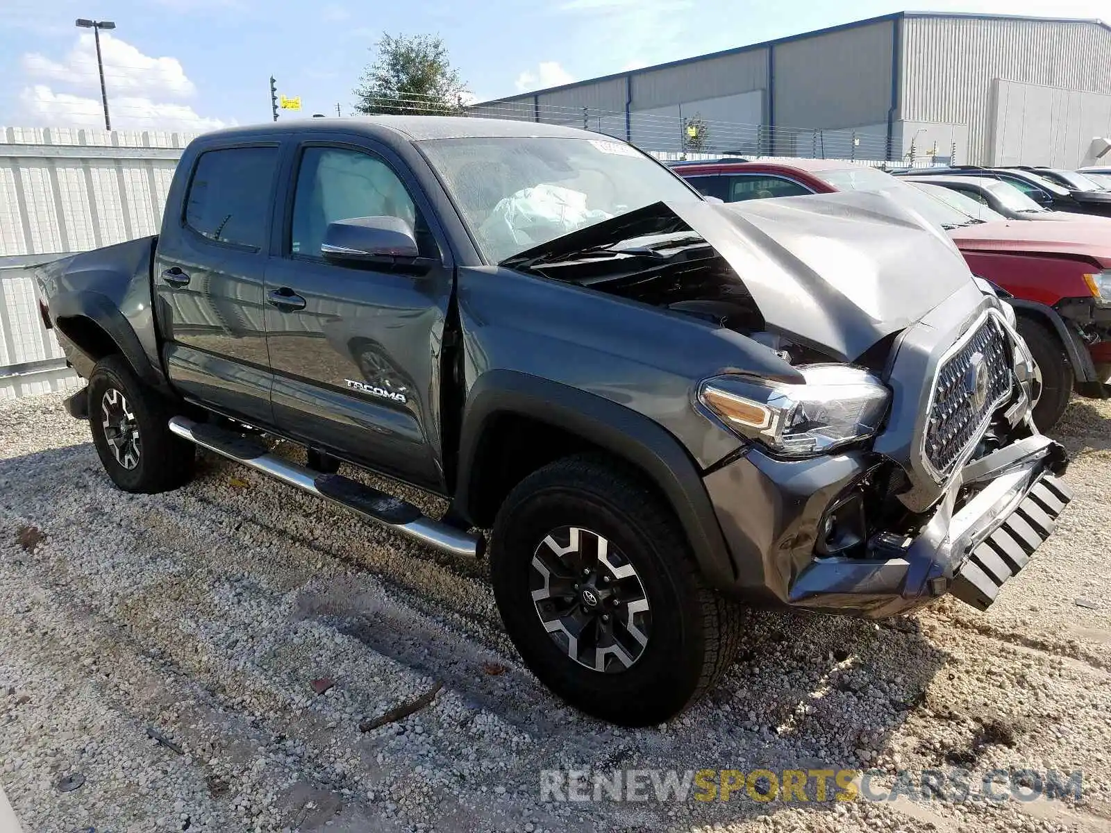 1 Photograph of a damaged car 3TMAZ5CNXKM088425 TOYOTA TACOMA 2019