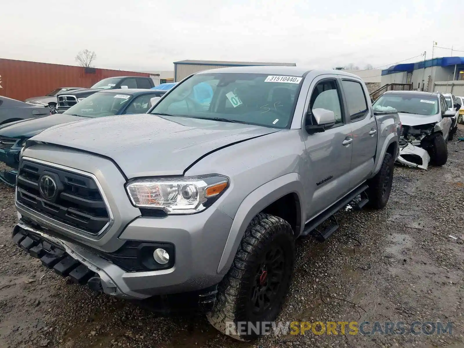 2 Photograph of a damaged car 3TMAZ5CNXKM108690 TOYOTA TACOMA 2019