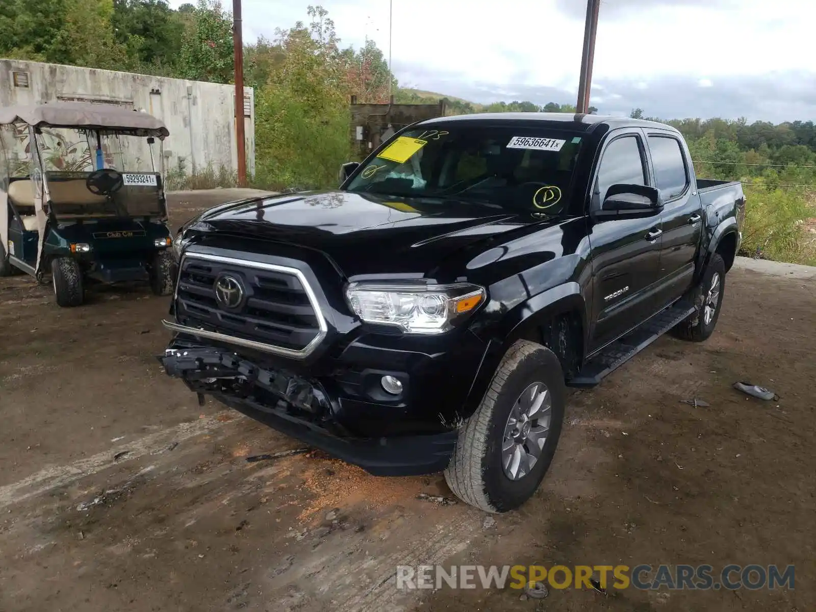 2 Photograph of a damaged car 3TMAZ5CNXKM111718 TOYOTA TACOMA 2019