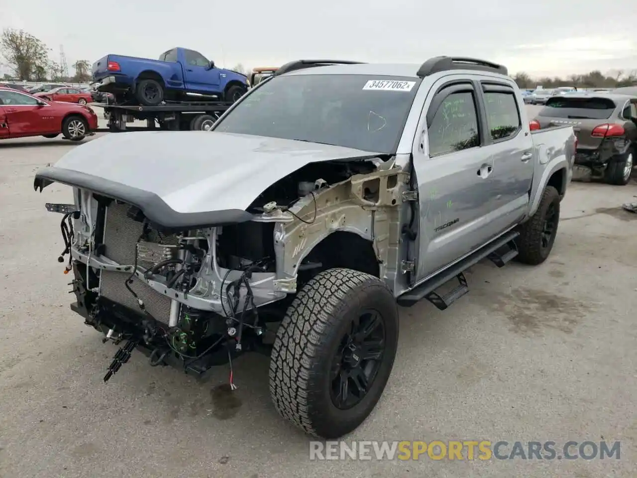 2 Photograph of a damaged car 3TMAZ5CNXKM111749 TOYOTA TACOMA 2019