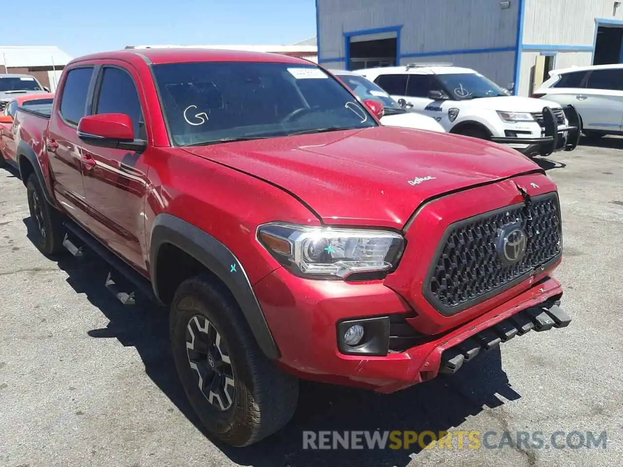 1 Photograph of a damaged car 3TMAZ5CNXKM113310 TOYOTA TACOMA 2019