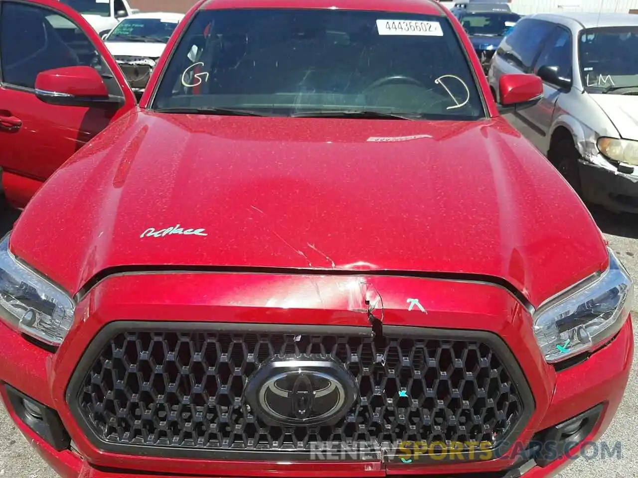 7 Photograph of a damaged car 3TMAZ5CNXKM113310 TOYOTA TACOMA 2019