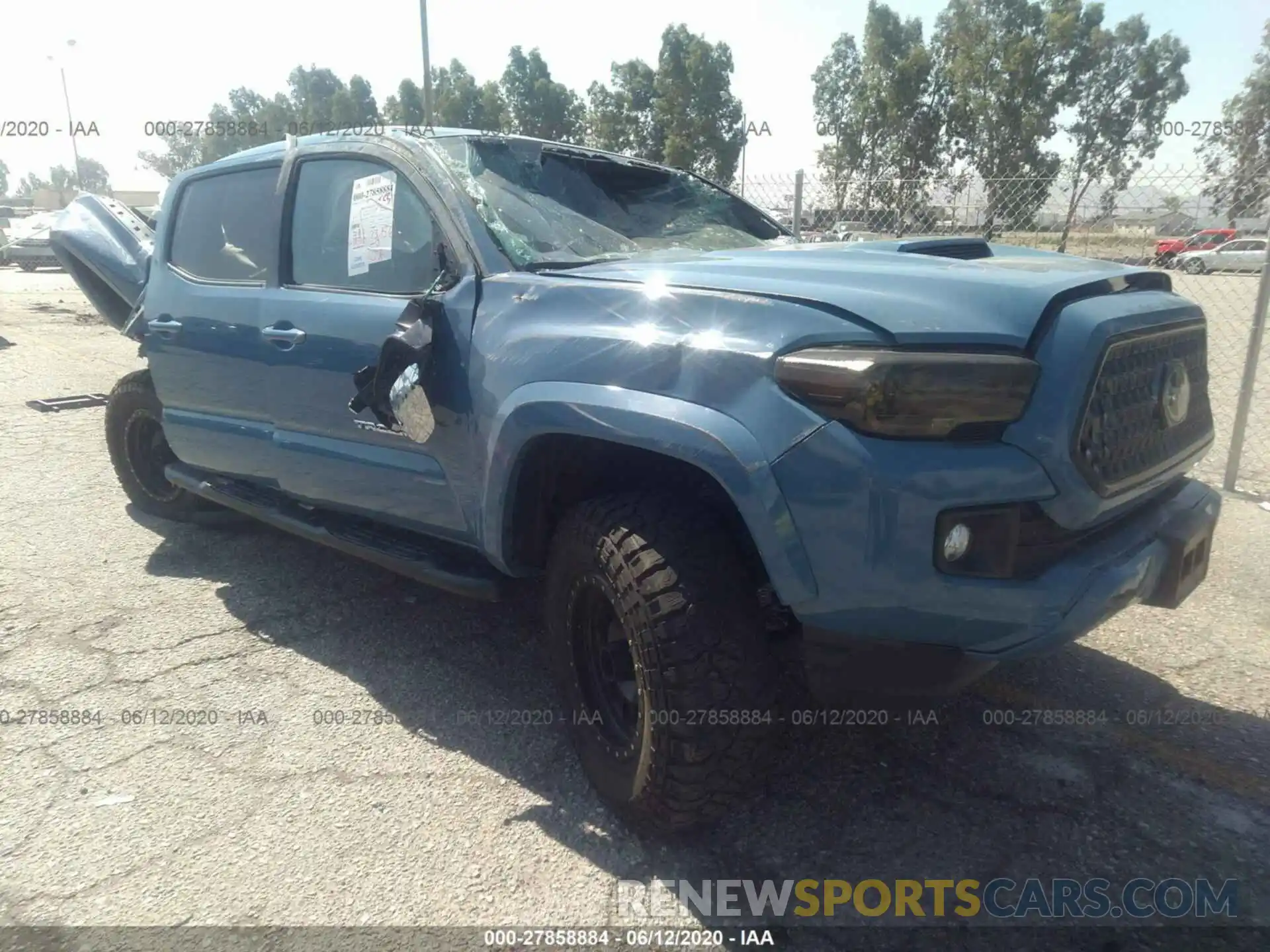 1 Photograph of a damaged car 3TMBZ5DN0KM017494 TOYOTA TACOMA 2019