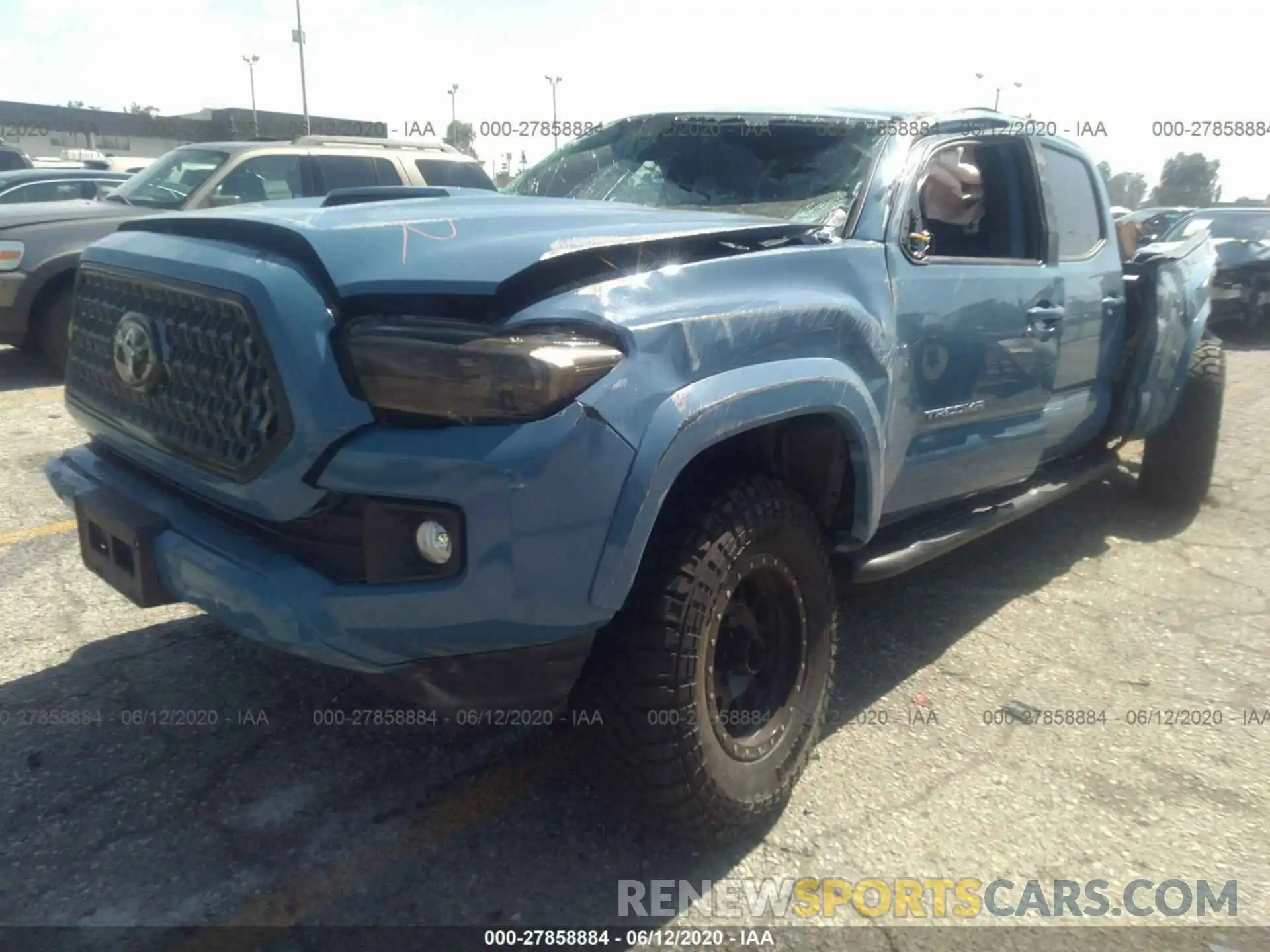 2 Photograph of a damaged car 3TMBZ5DN0KM017494 TOYOTA TACOMA 2019