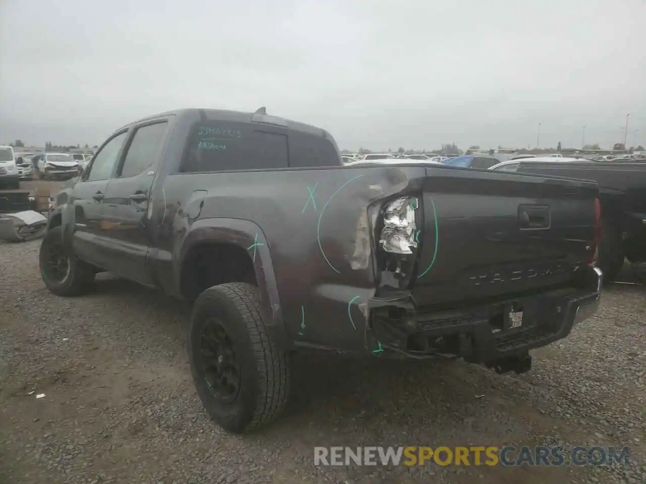 3 Photograph of a damaged car 3TMBZ5DN0KM019584 TOYOTA TACOMA 2019