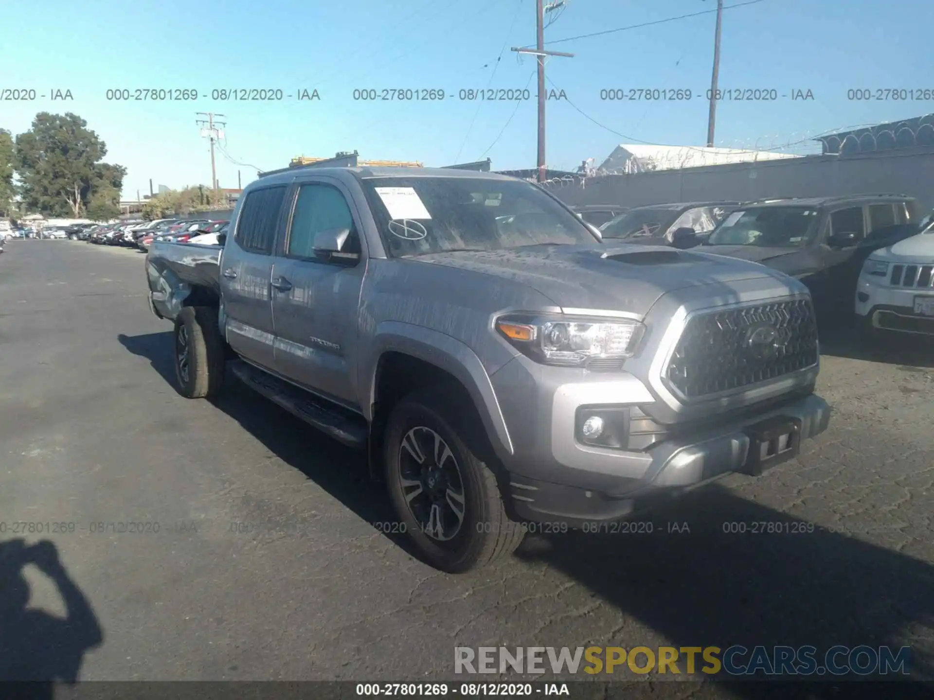 1 Photograph of a damaged car 3TMBZ5DN0KM022694 TOYOTA TACOMA 2019