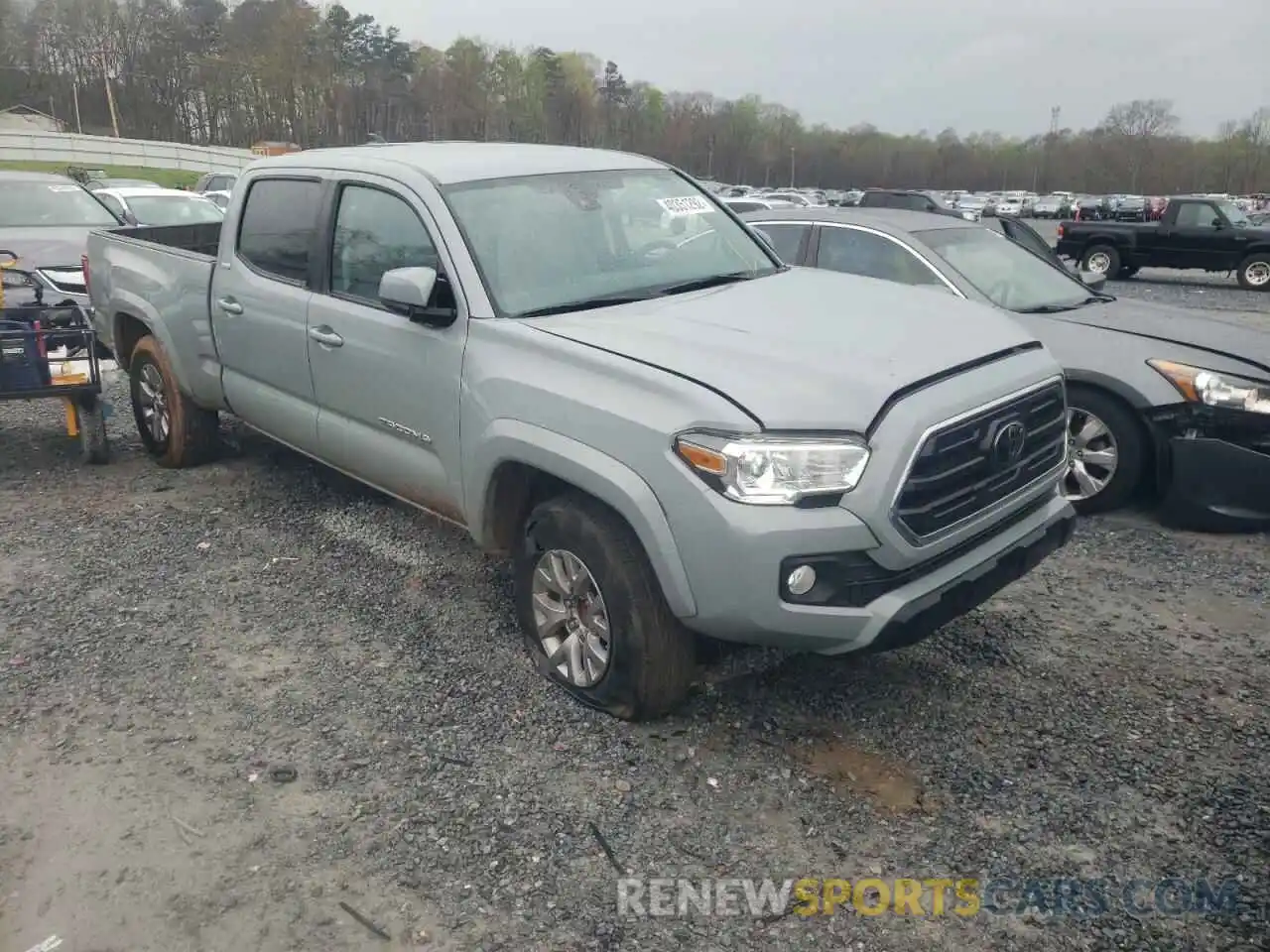 1 Photograph of a damaged car 3TMBZ5DN0KM023246 TOYOTA TACOMA 2019