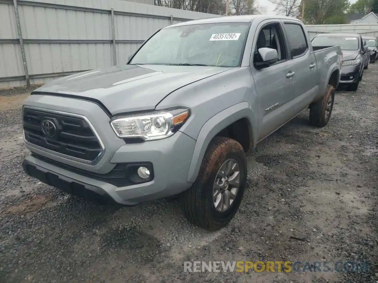 2 Photograph of a damaged car 3TMBZ5DN0KM023246 TOYOTA TACOMA 2019