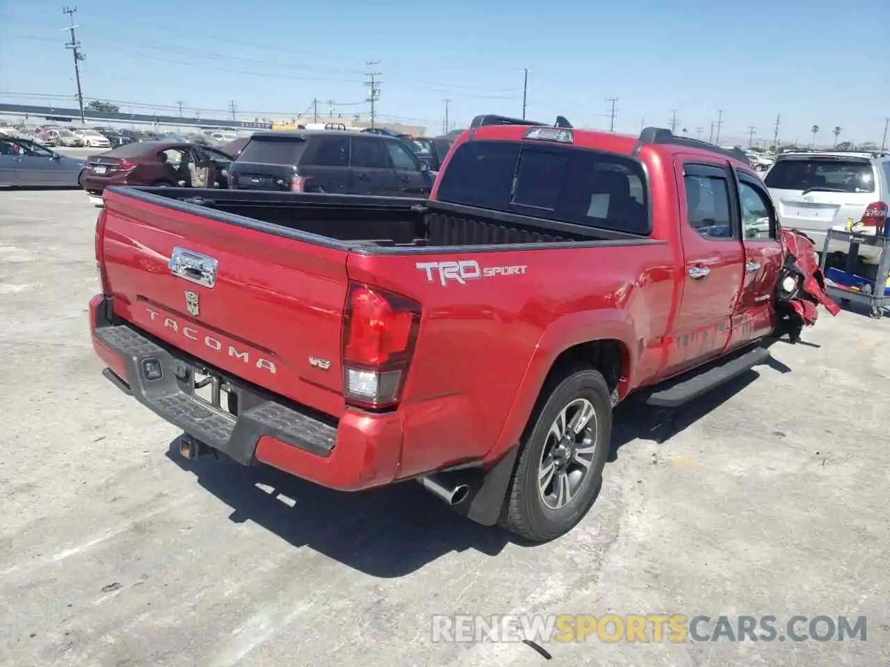 4 Photograph of a damaged car 3TMBZ5DN1KM019884 TOYOTA TACOMA 2019