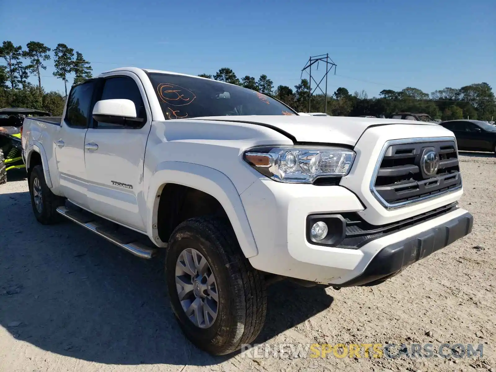 1 Photograph of a damaged car 3TMBZ5DN1KM021652 TOYOTA TACOMA 2019