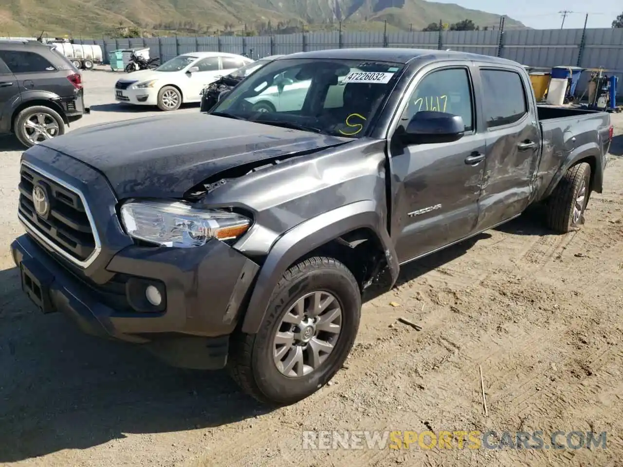 2 Photograph of a damaged car 3TMBZ5DN1KM021862 TOYOTA TACOMA 2019